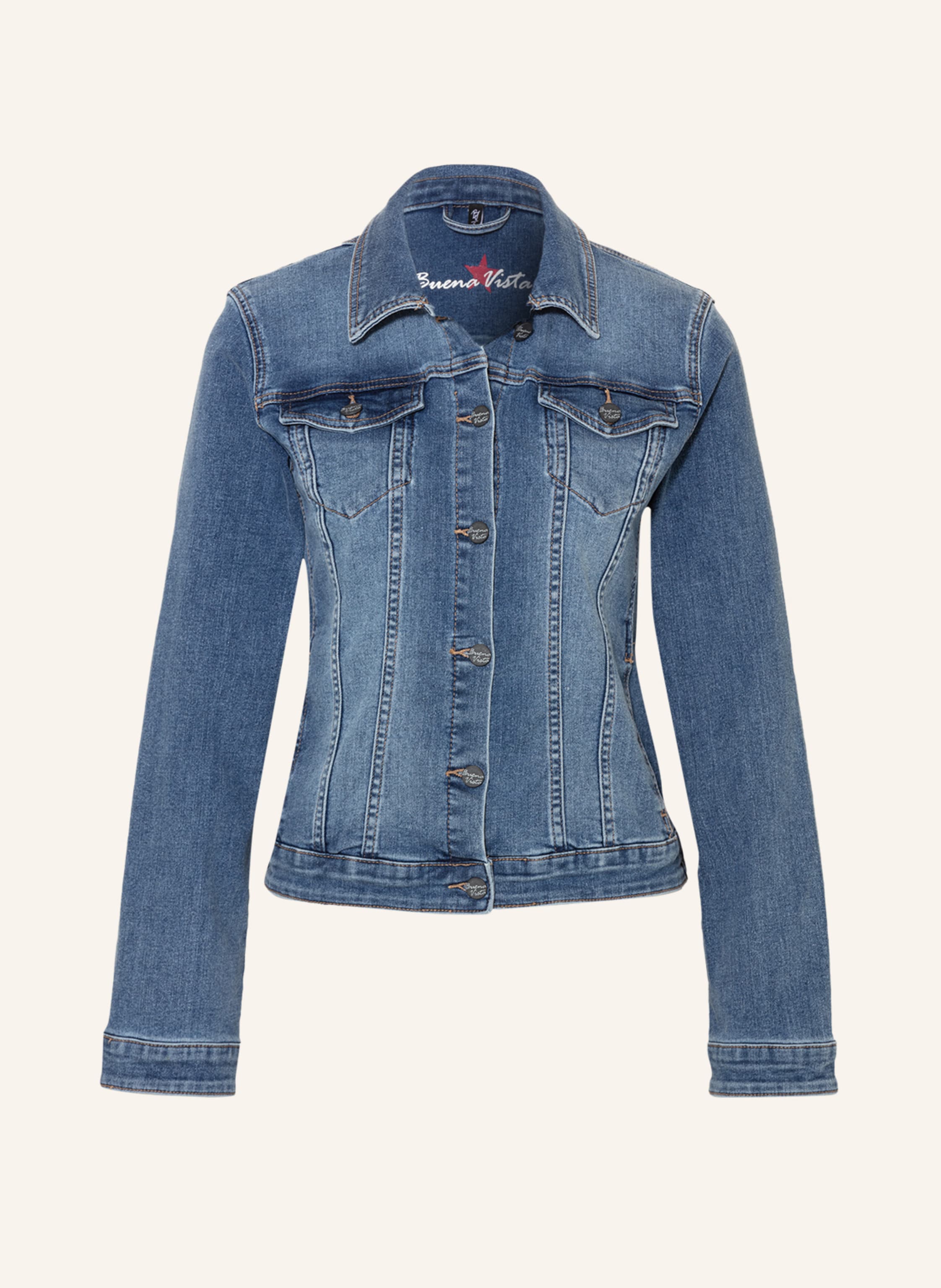 BUENA VISTA PORTOFINO mid denim 888 B3100 340.4485 - Denim Jacket