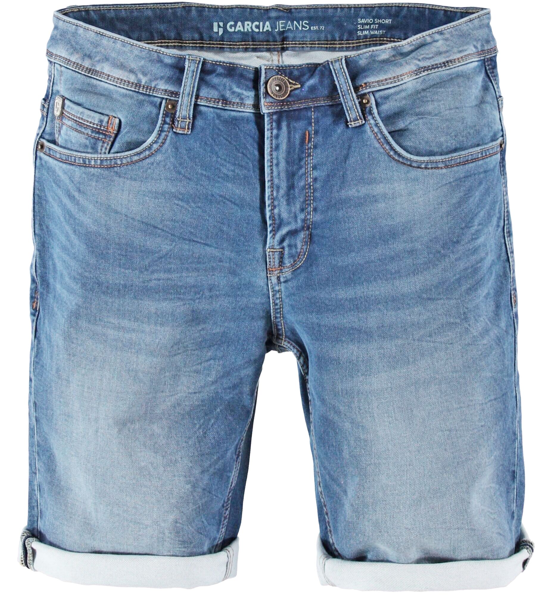 GARCIA SAVIO SHORT mid blue medium used 635.5294 - Ease Denim