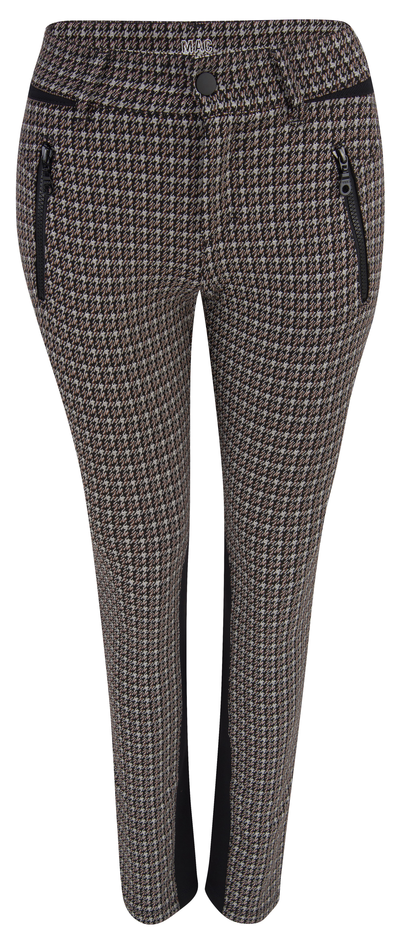 MAC VISION PANTS check brown line pepita 5255-00-0172 911P