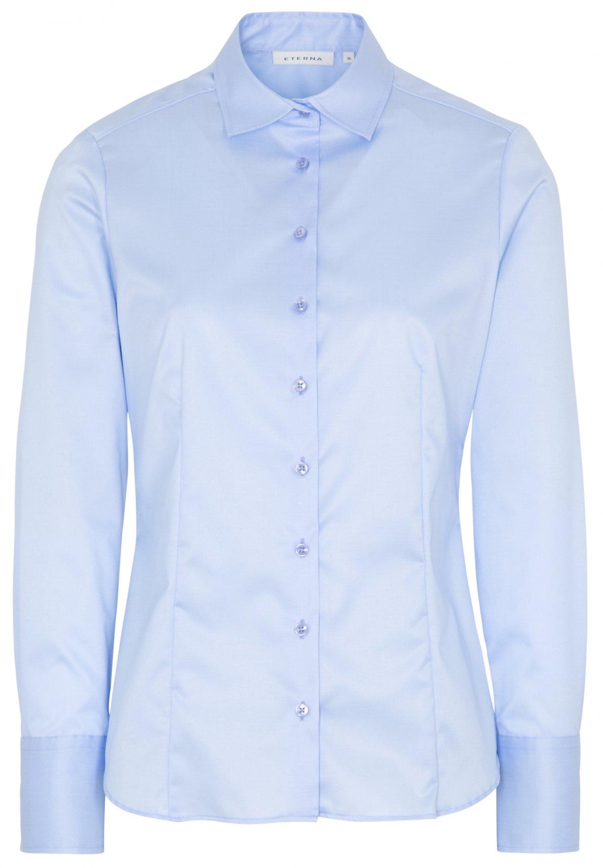 ETERNA MODERN CLASSIC COVER SHIRT Langarm Bluse hellblau 5008-10-D708