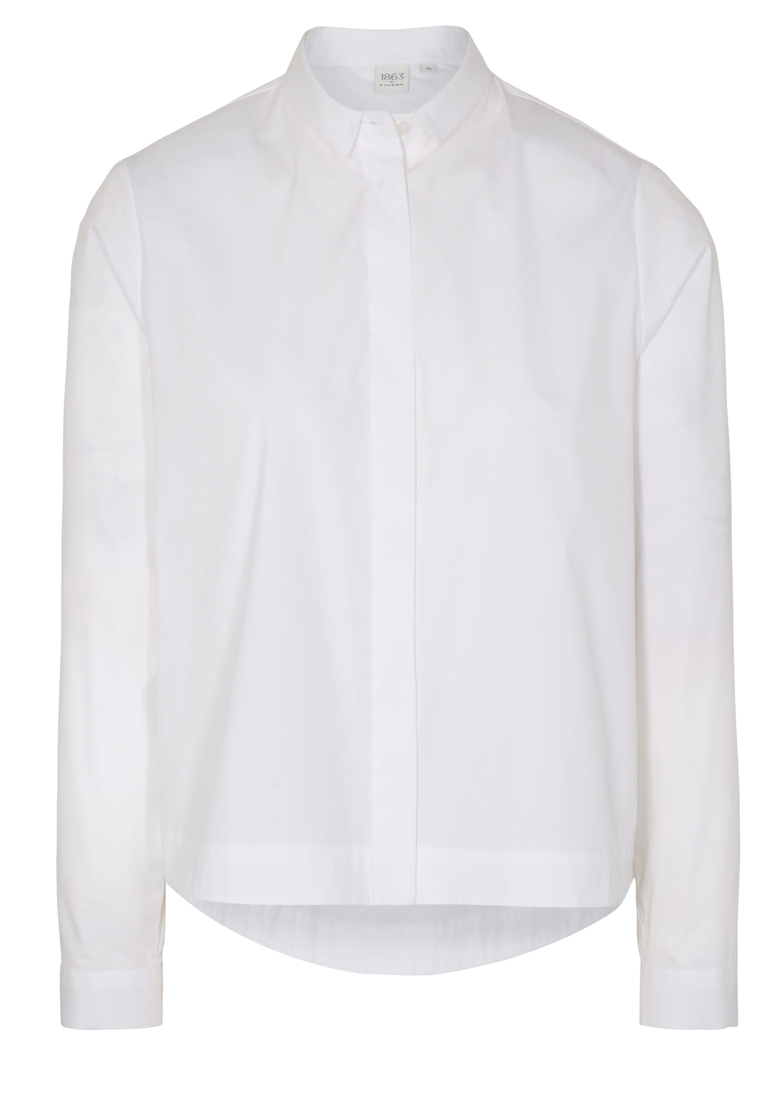 ETERNA_NOS_00_5212_00DP21 1863 by ETERNA CLASSIC FIT Langarm Bluse weiss stretch 5212-00-DP21