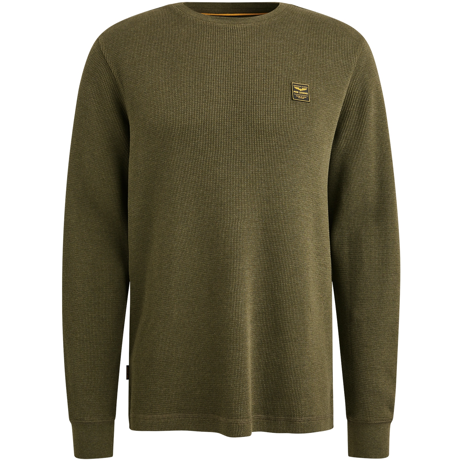 PME LEGEND Rundhals Strickpullover olive night PTS2508561-6416