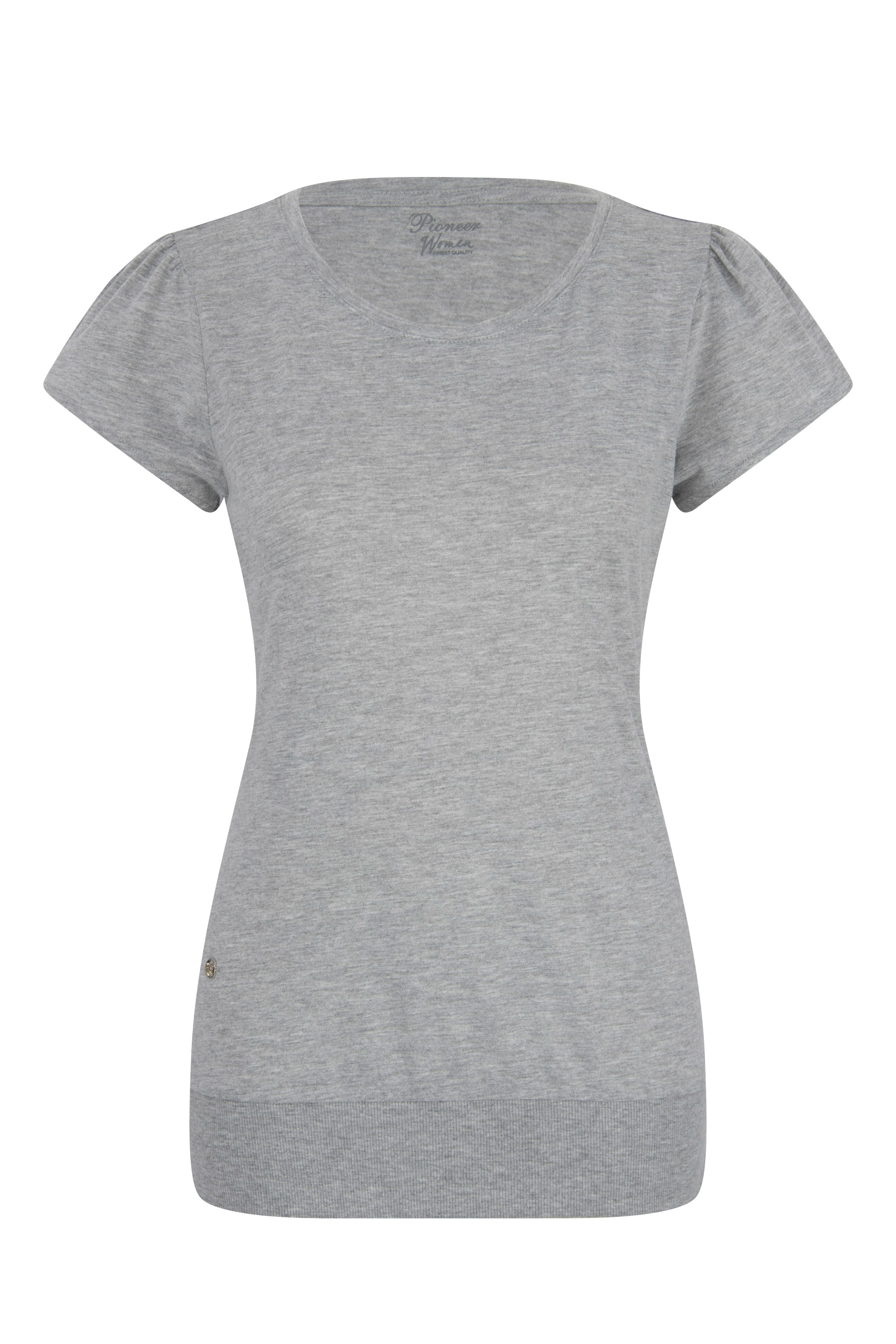 PIONEER WOMEN JERSEY MELE Kurzarm T-Shirt hellgrau 1301 301.9010