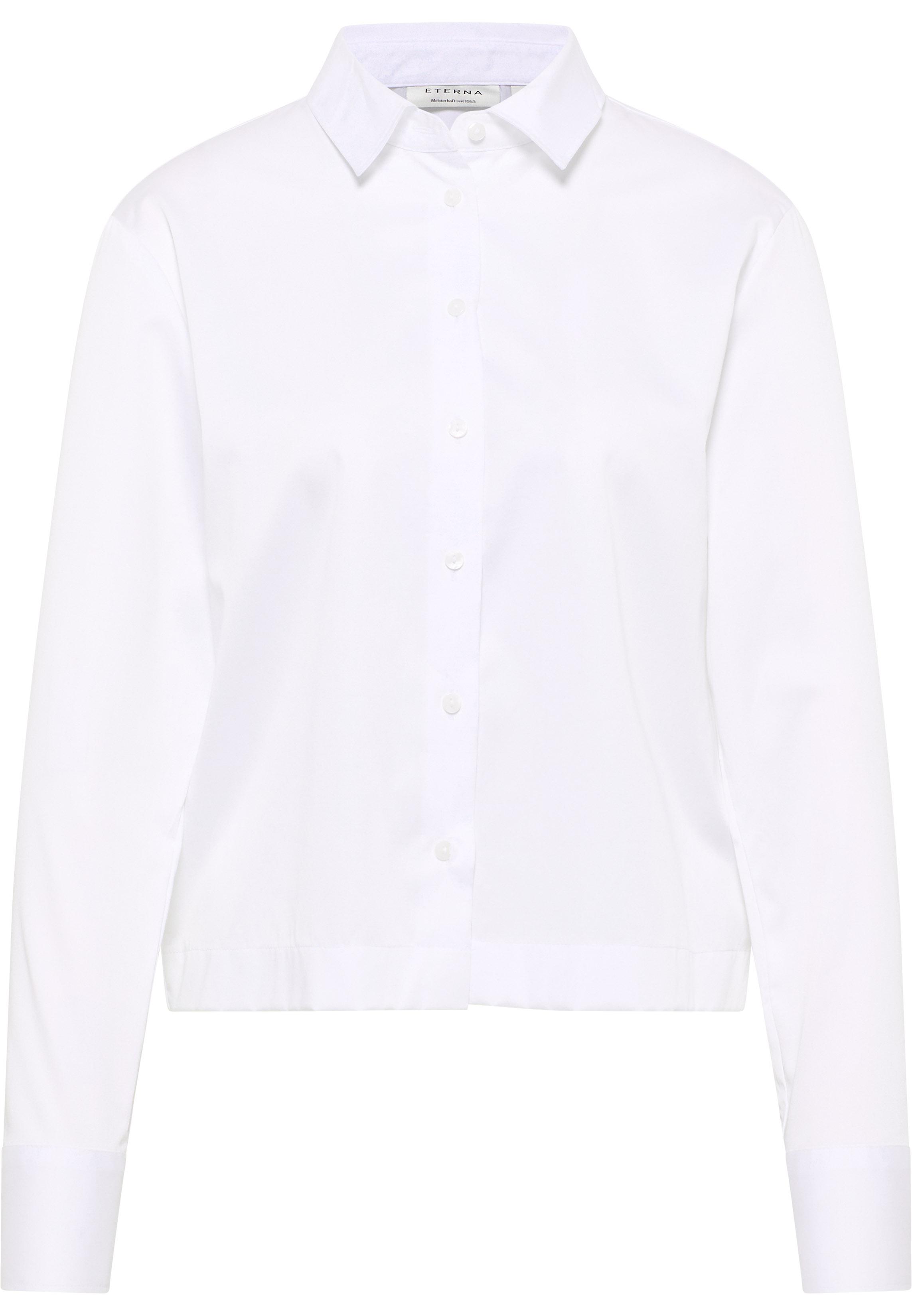 ETERNA_fall_winter-2025_00_2BL05376-5585_00D373-_4-jpg ETERNA LOOSE FIT Langarm Bluse Langarm weiß satin 5585-00-D373 - Satin Shirt