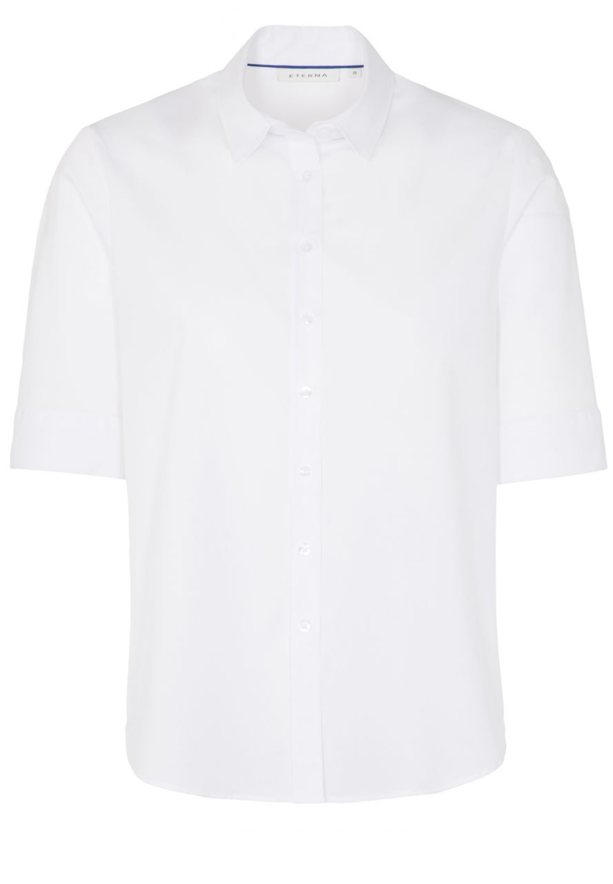 eterna-modern-classic-halbarm-bluse-weib-5003-h792-00-et5003h79200 ETERNA MODERN CLASSIC Halbarm Bluse weiß 5003 H792.00