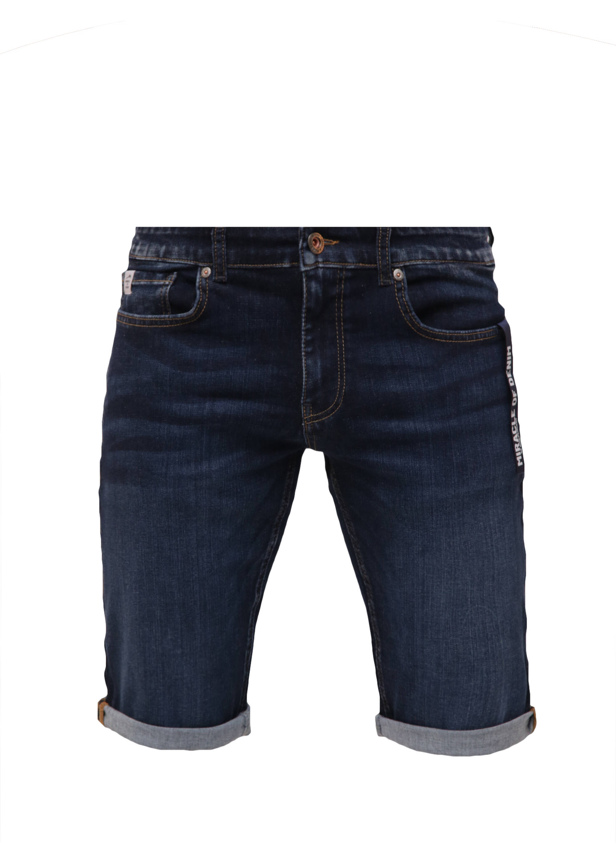 macabo5 MOD JEANS TREVOL SHORTS macabo blue SP22-1016.3592