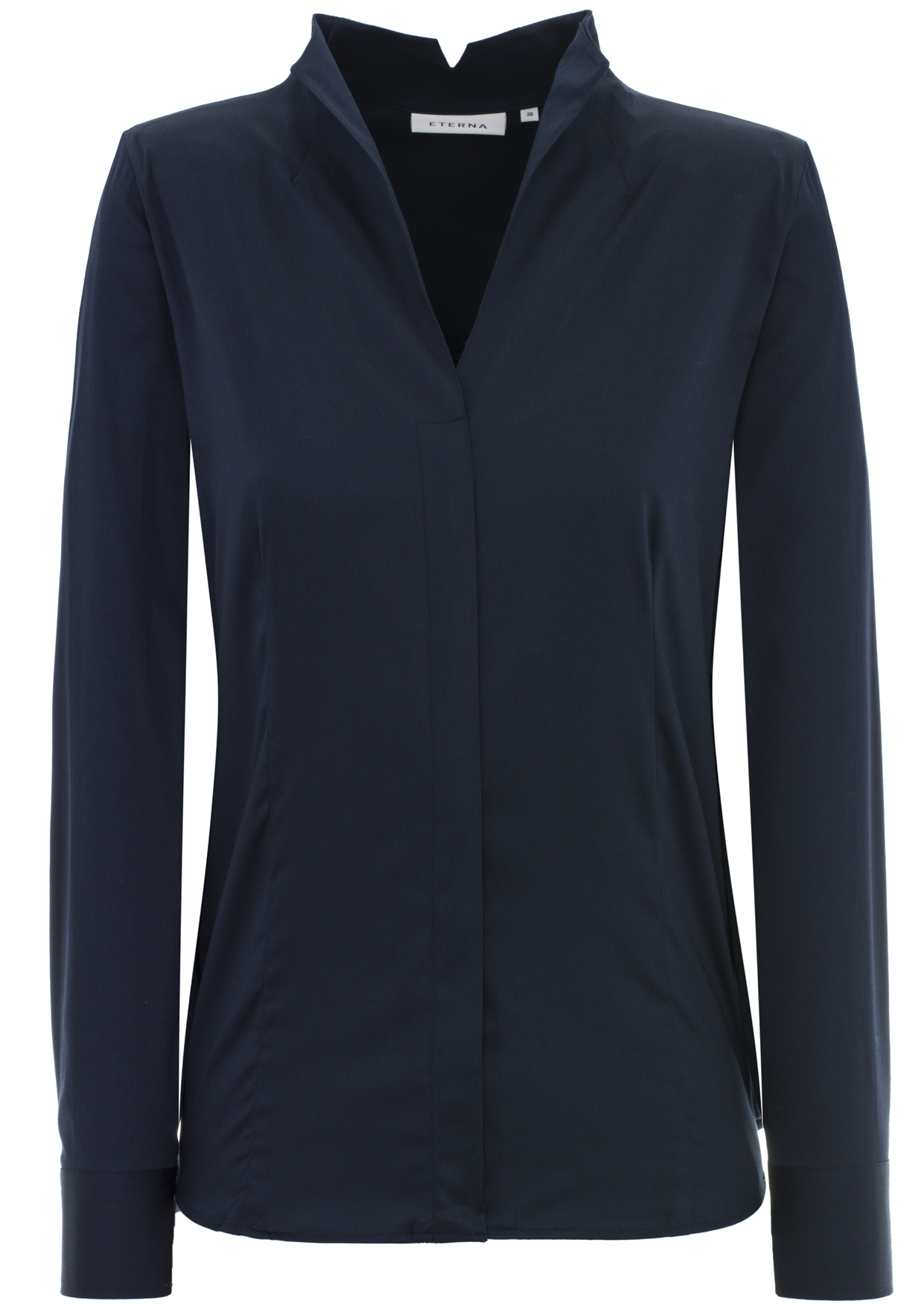 ETERNA MODERN CLASSIC Langarm Bluse marine 5352 D619.19