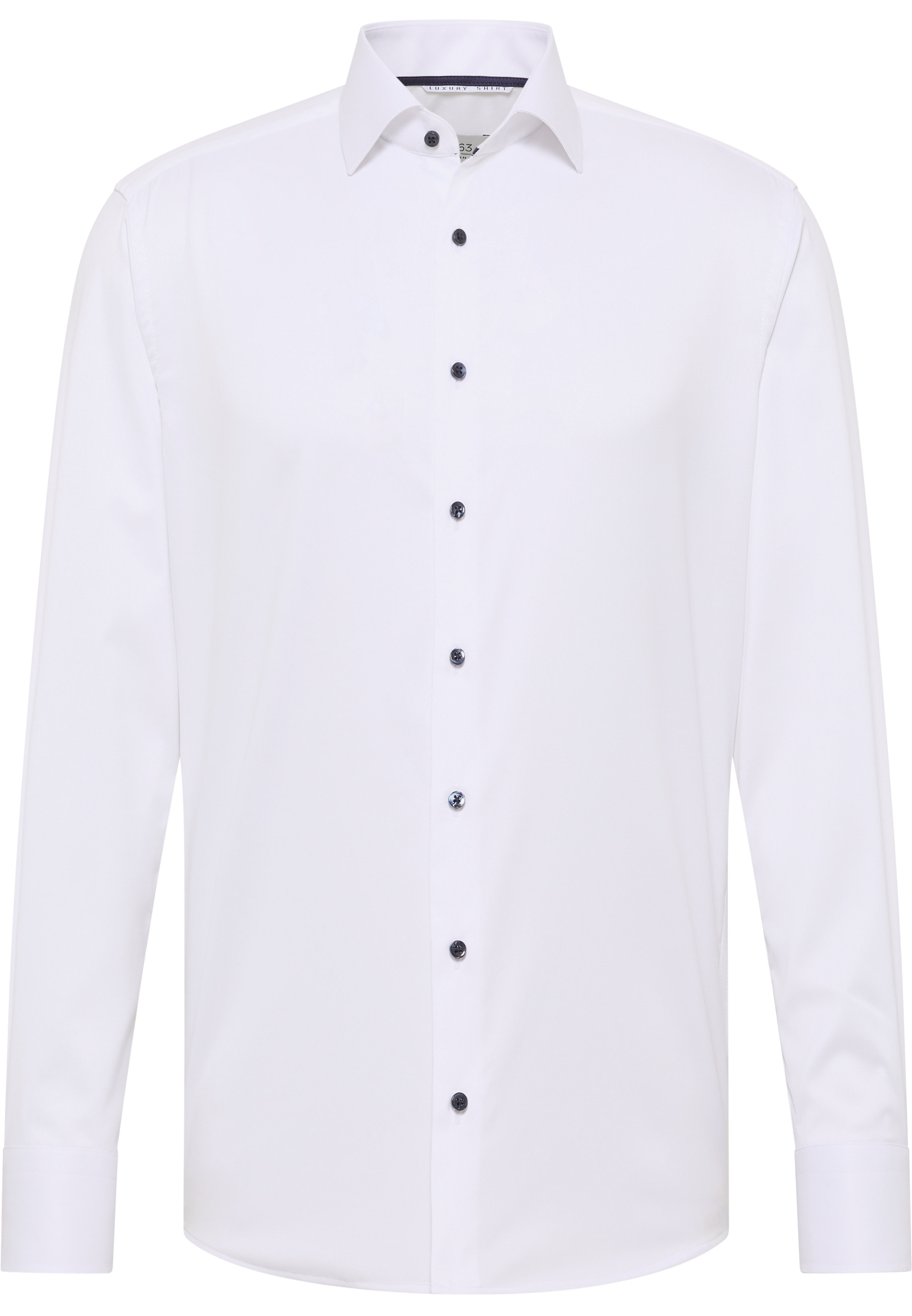 1863 by ETERNA MODERN FIT Langarm Hemd weiß twill 8005-00-X669