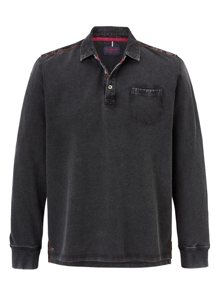 PADDOCKS LONGSLEEVE POLO dark navy 38116 6344.0810