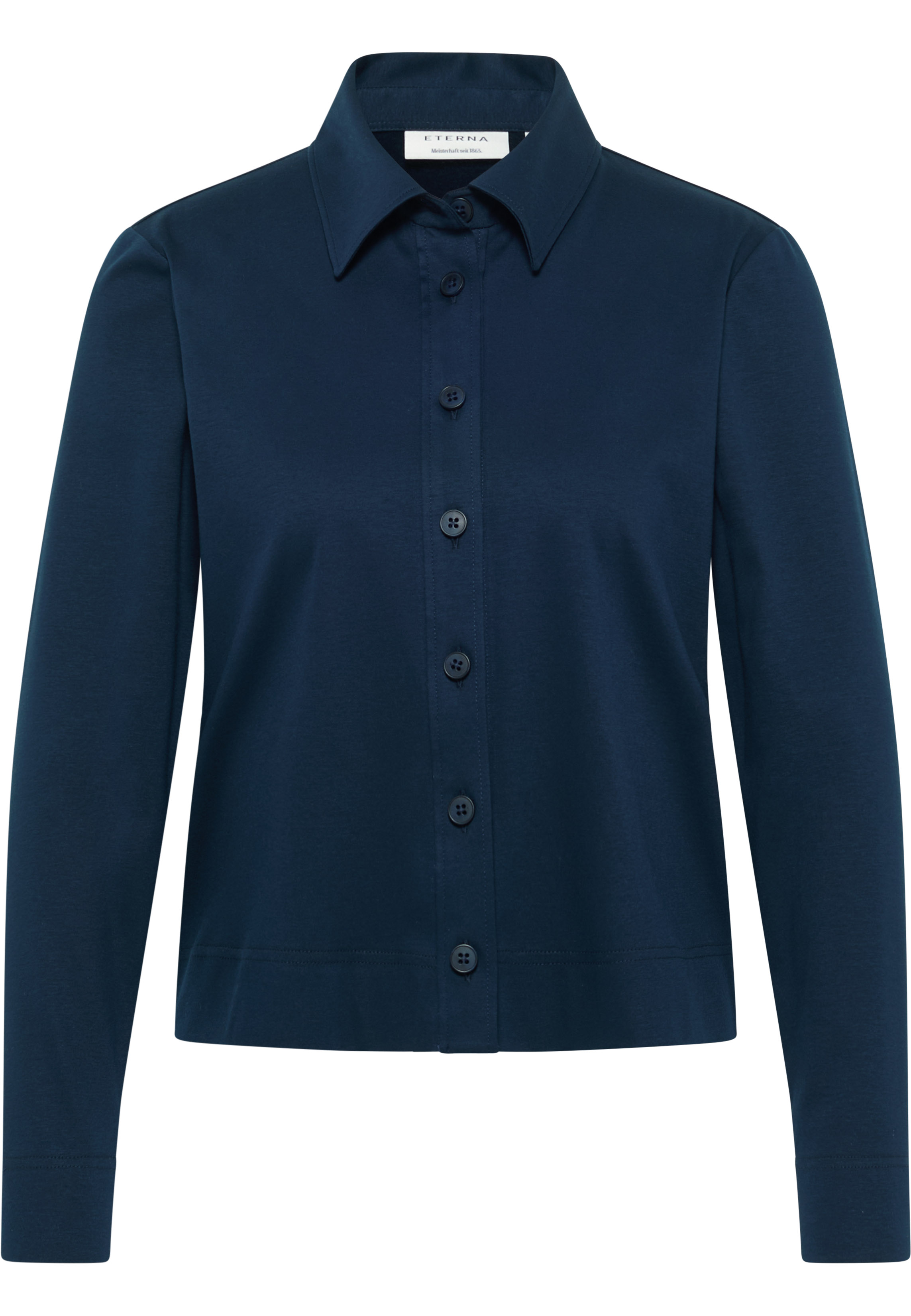 ETERNA LOOSE FIT Langarm Bluse marine 5158-19-D546 - JERSEY SHIRT