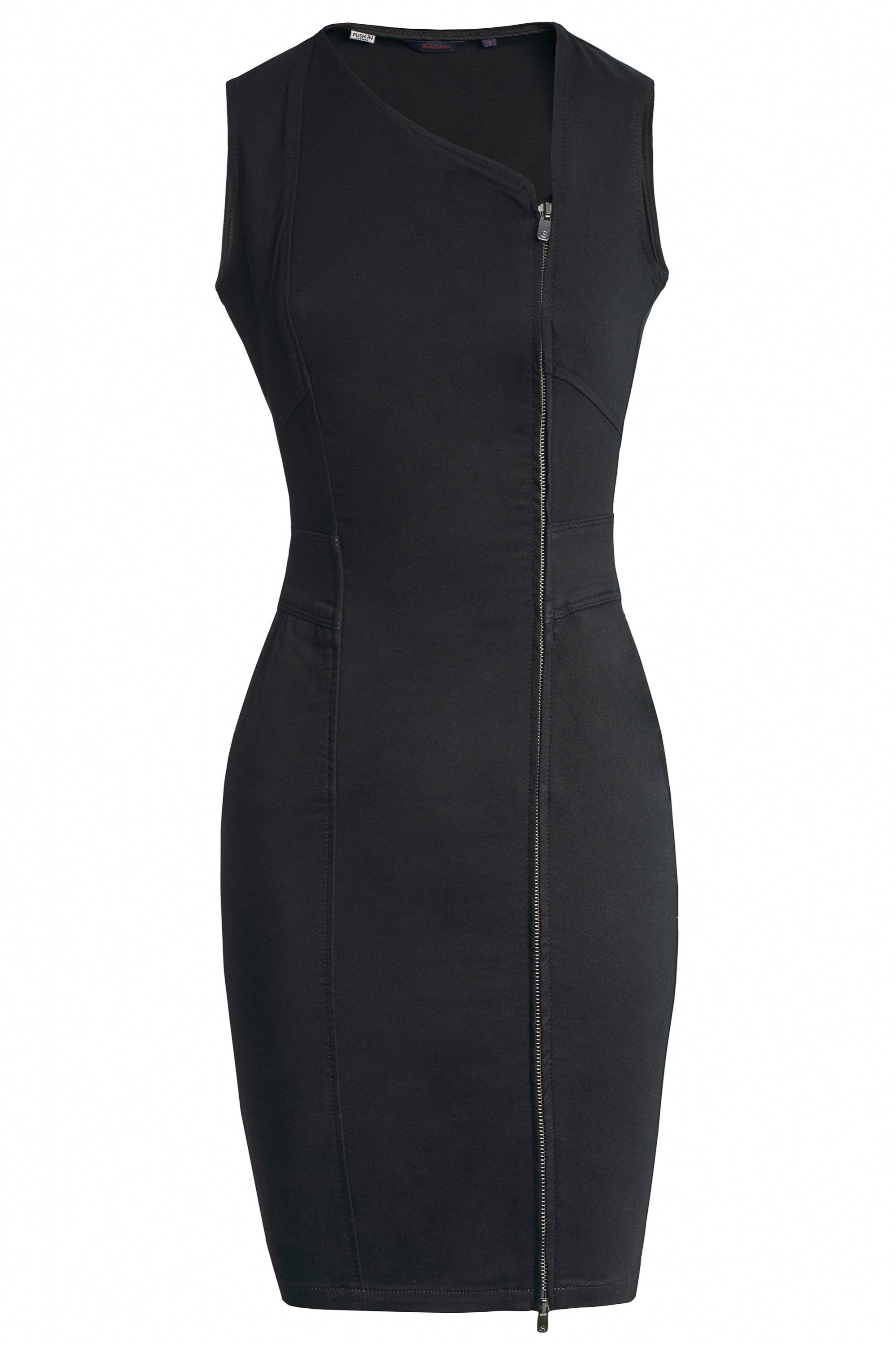 SALSA JEANS JEANSKLEID SECRET PUSH IN schwarz 124458.0000