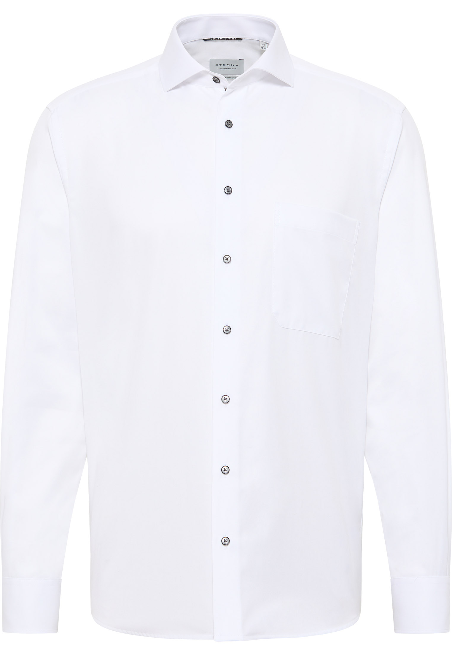ETERNA COMFORT FIT COVER SHIRT Langarm Hemd weiss 8819-00-E18V