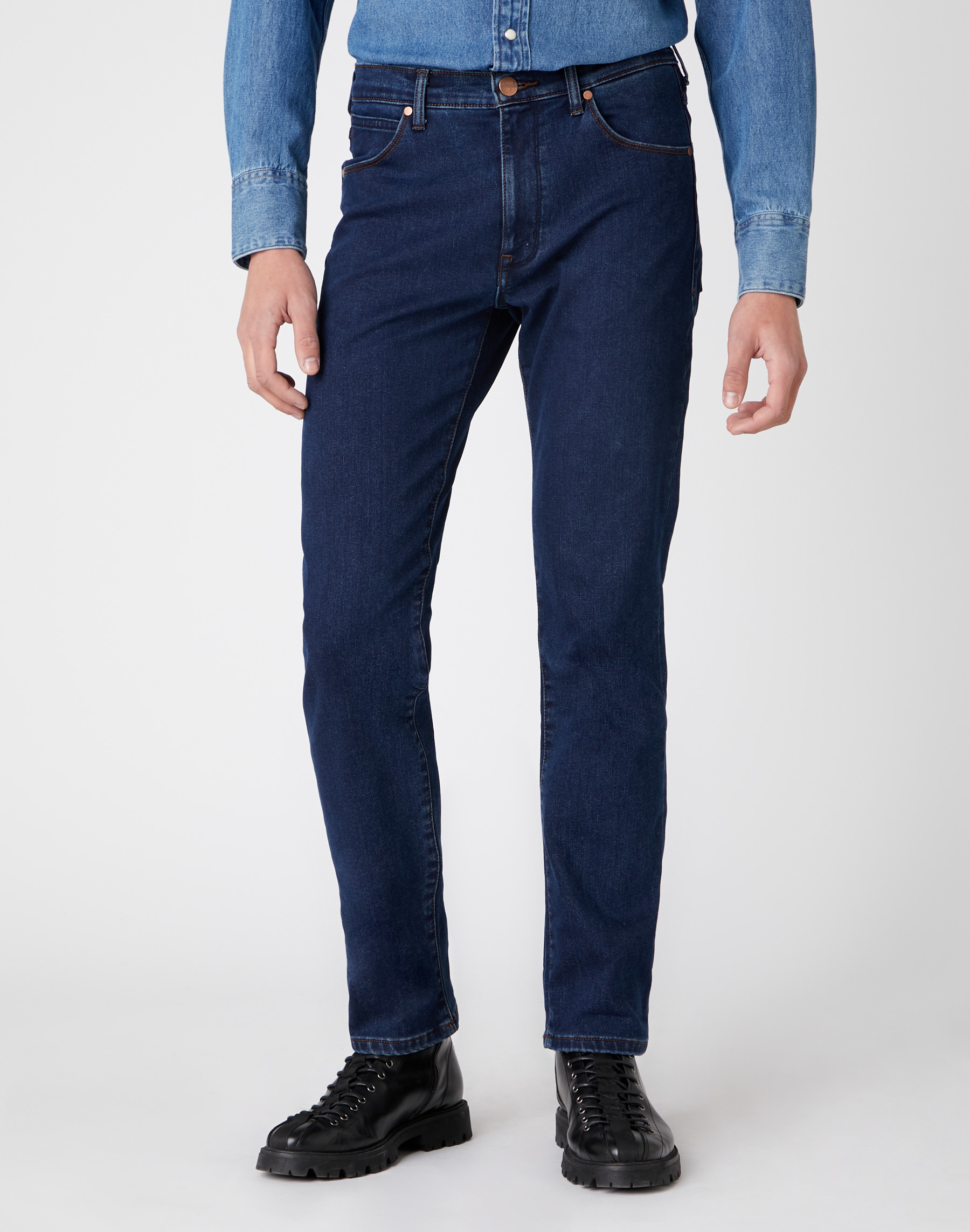 WRANGLER ARIZONA dark fuzz brushed W12OZ123B