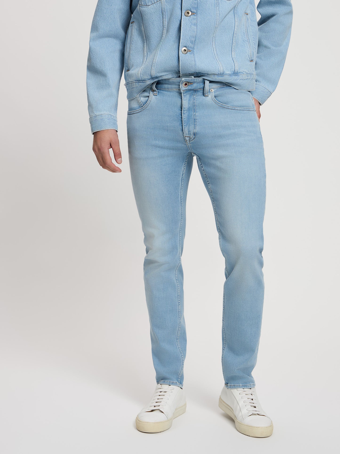 CROSS JEANS JIMI light blue E197-041 - SWEAT DENIM