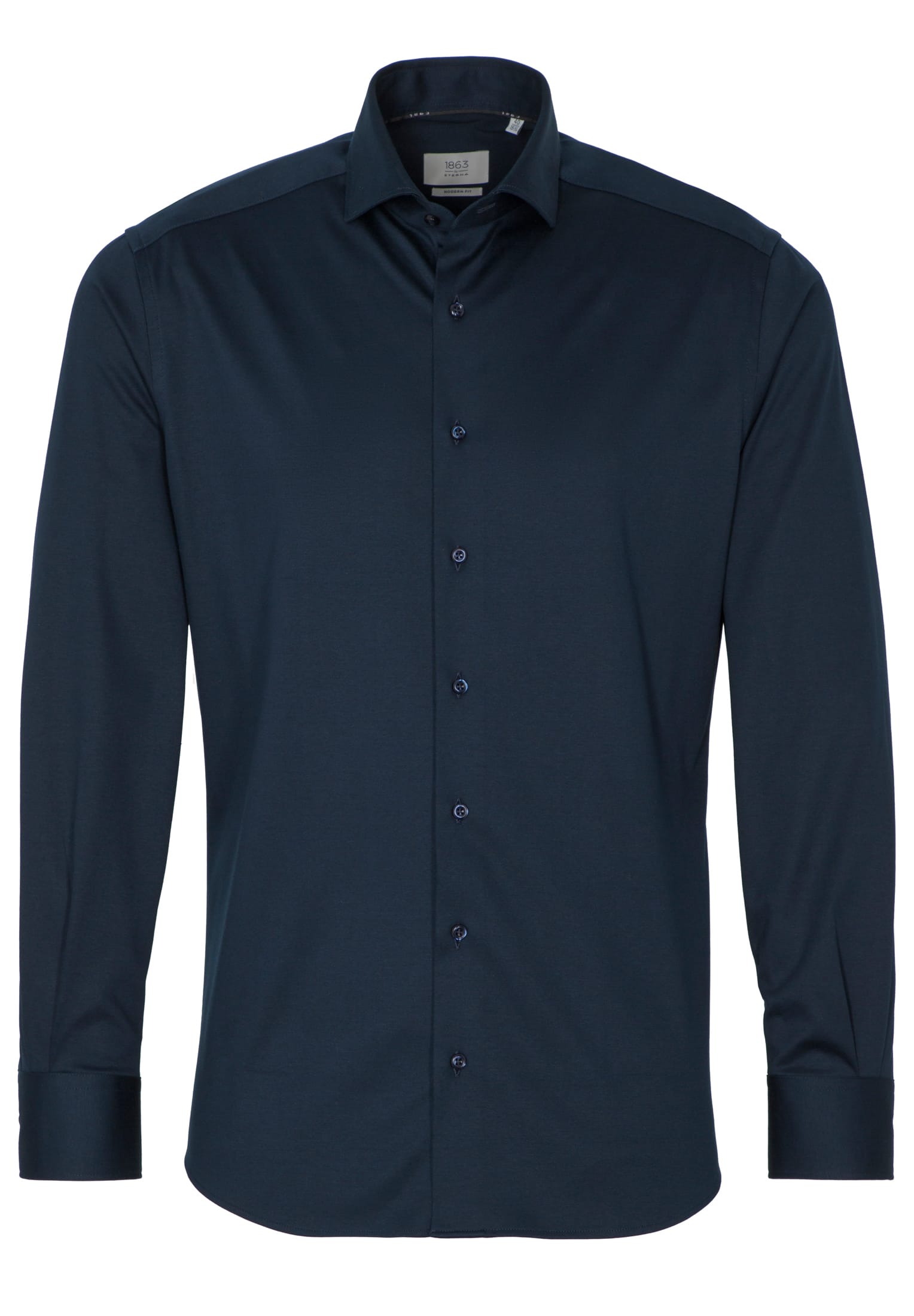 1863 by ETERNA MODERN FIT Langarm Hemd jersey marine soft 2159-19-JS82