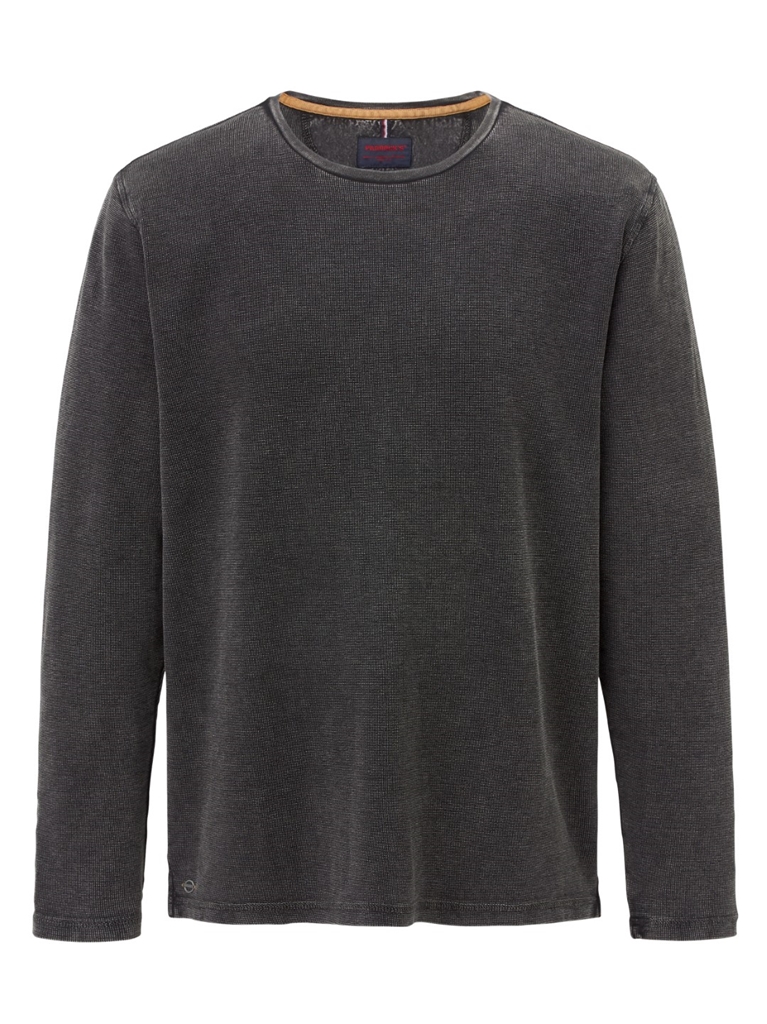 PADDOCKS Longsleeve Rundhals black 38118 6345.1200
