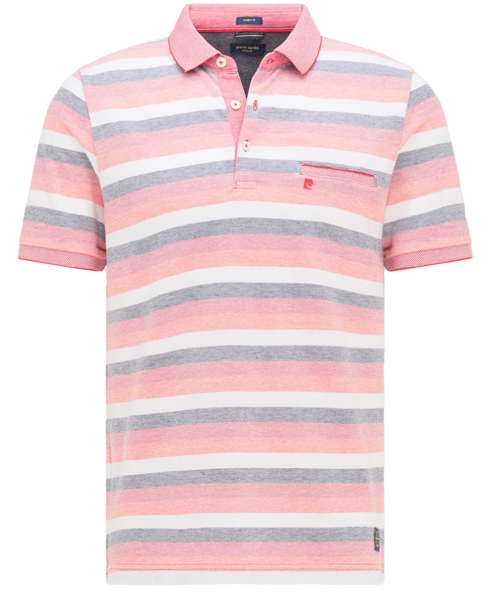 PIERRE CARDIN POLOSHIRT Kentkragen tomato 52384 11256.5059 - AIRTOUCH
