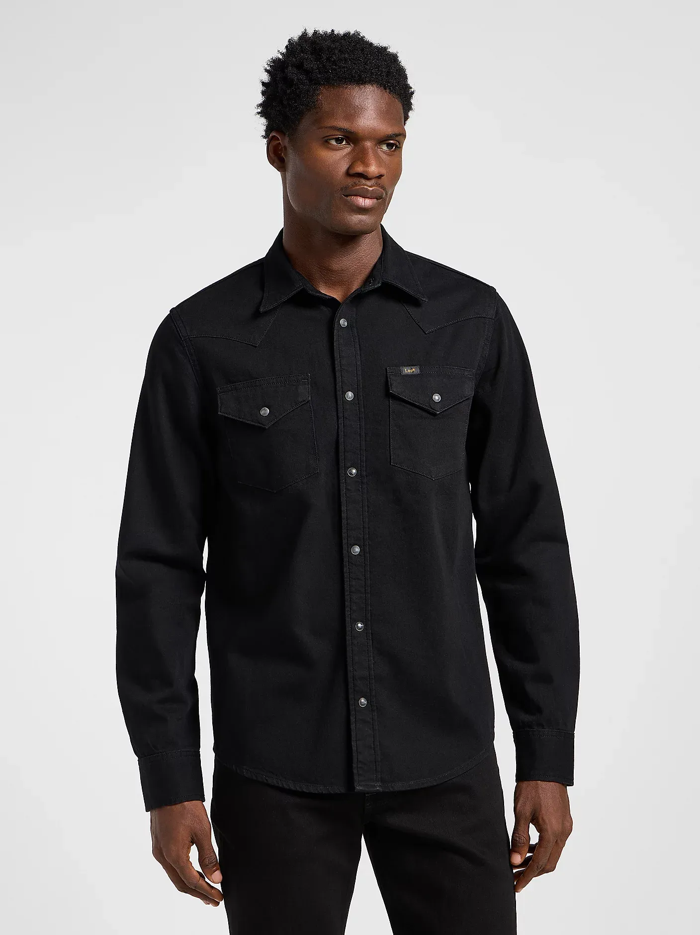 LEE REGULAR WESTERN SHIRT Langarm Jeanshemd black 112363913