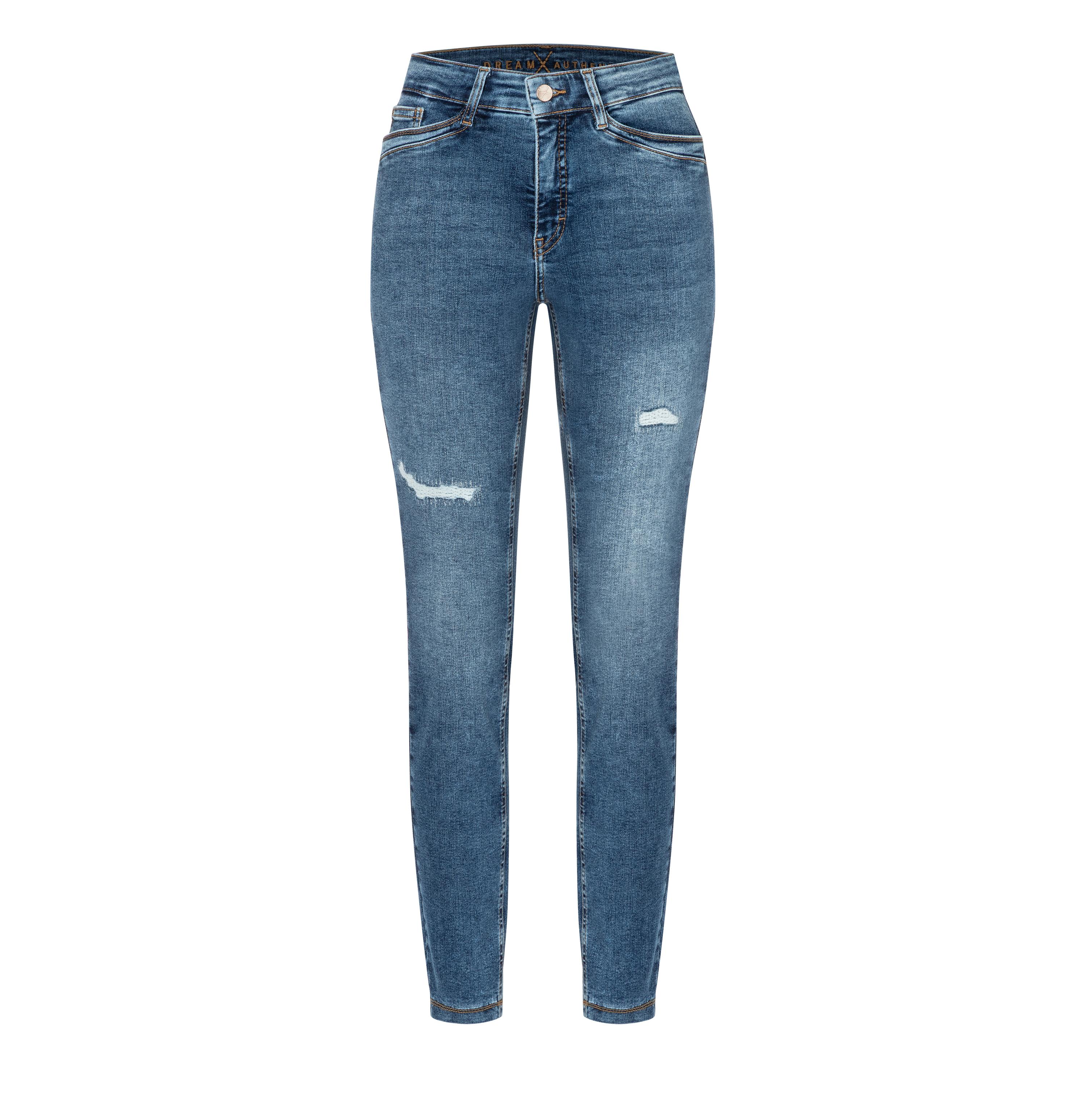 MAC DREAM SKINNY SHAPE vintage destroyed blue 5483-90-0358 D542