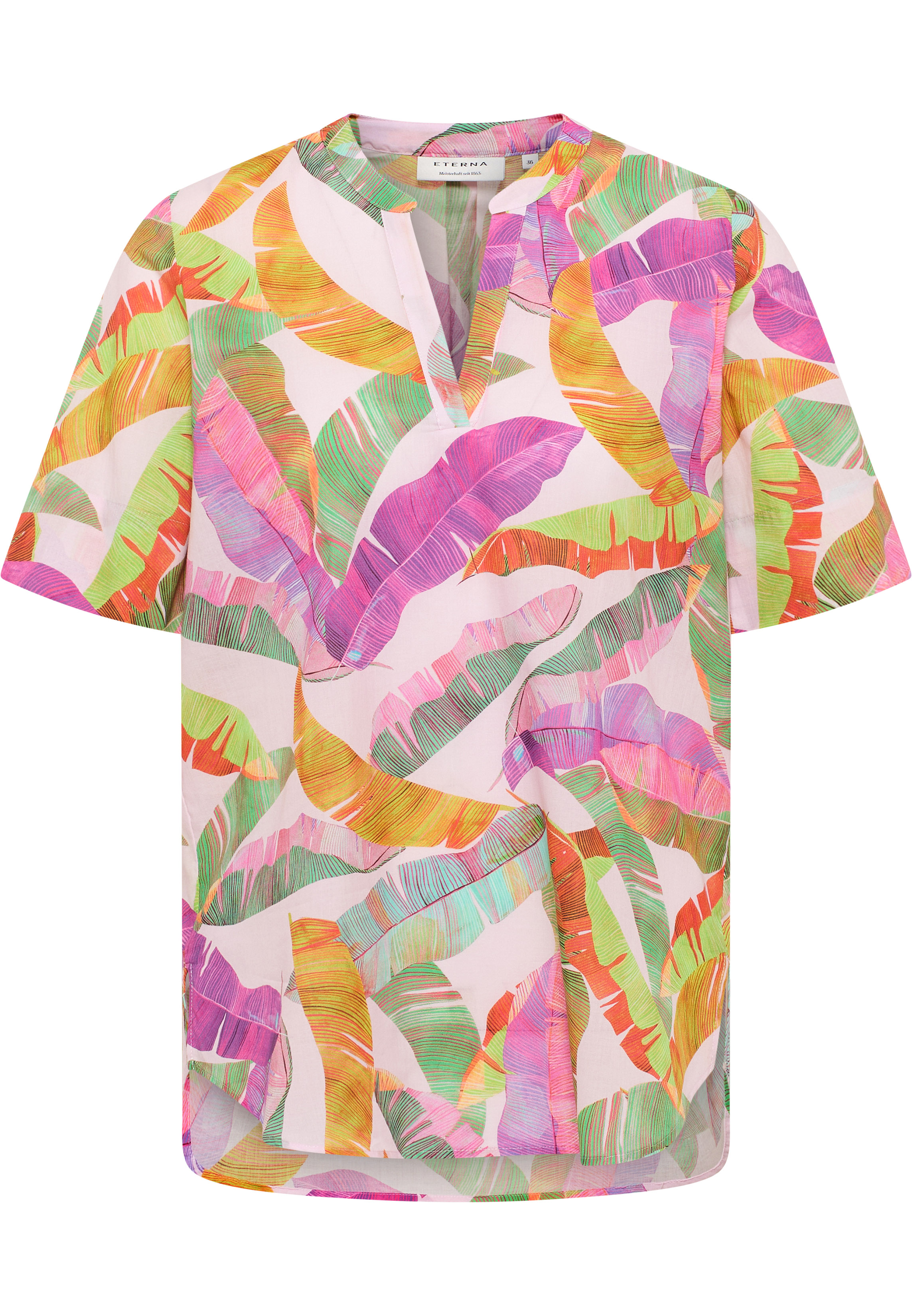 ETERNA LOOSE FIT Kurzarm Bluse rosa 7181-51-H931