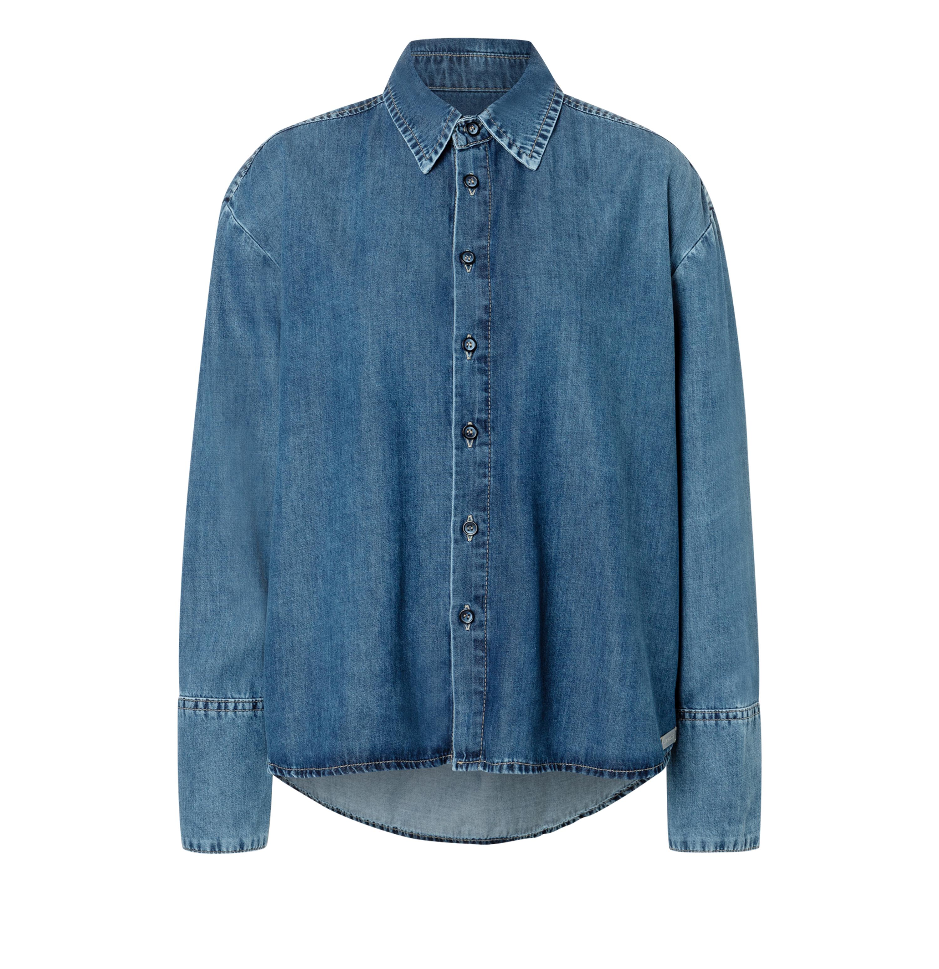 MAC OVER SHIRT mid blue heritage wash 0121-90-0242 D609