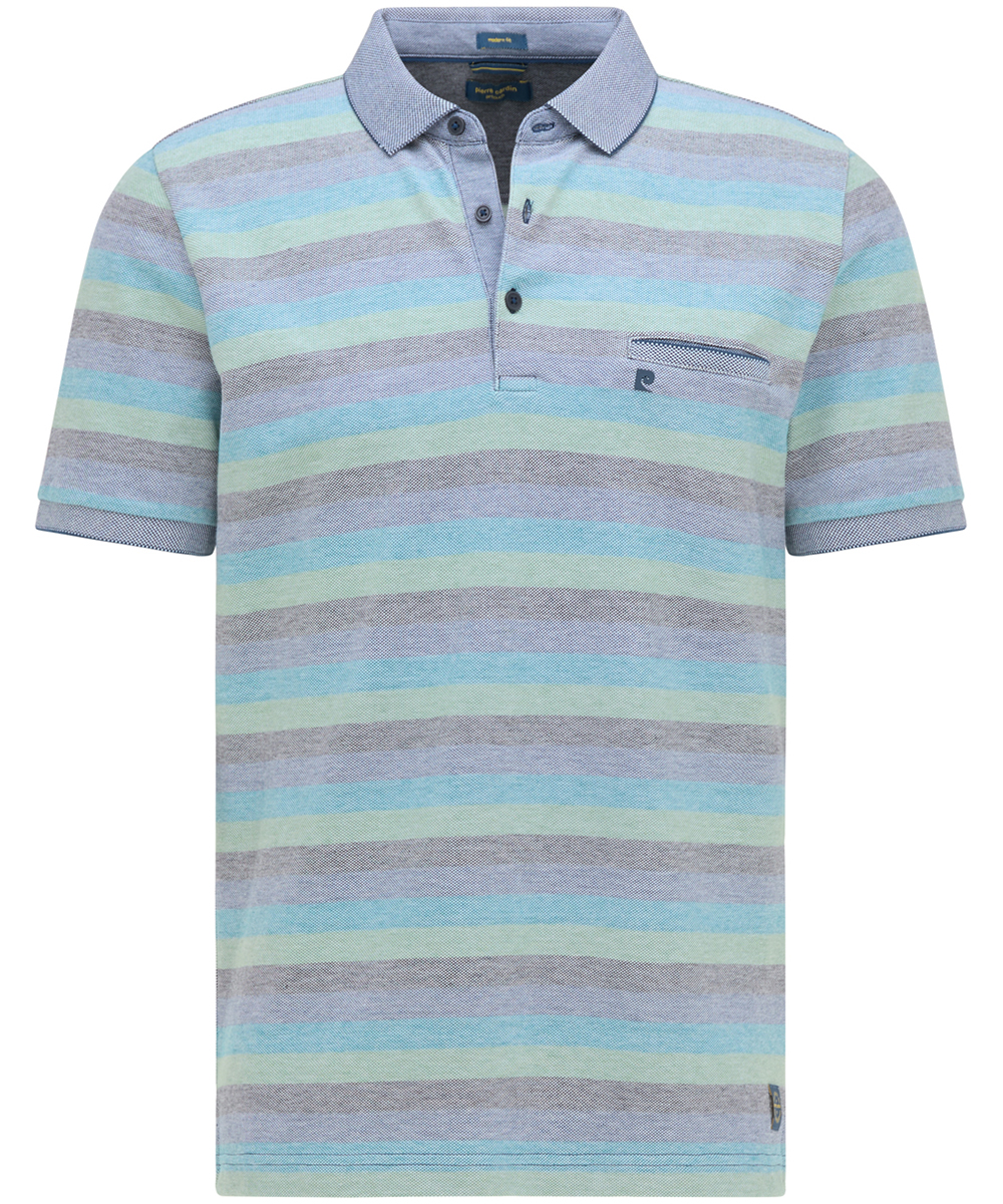 Pierre-Cardi_2110_3100_5238400011256-3100_5 PIERRE CARDIN POLOSHIRT Kentkragen blue vinta 52384 11256.3100 - AIRTOUCH