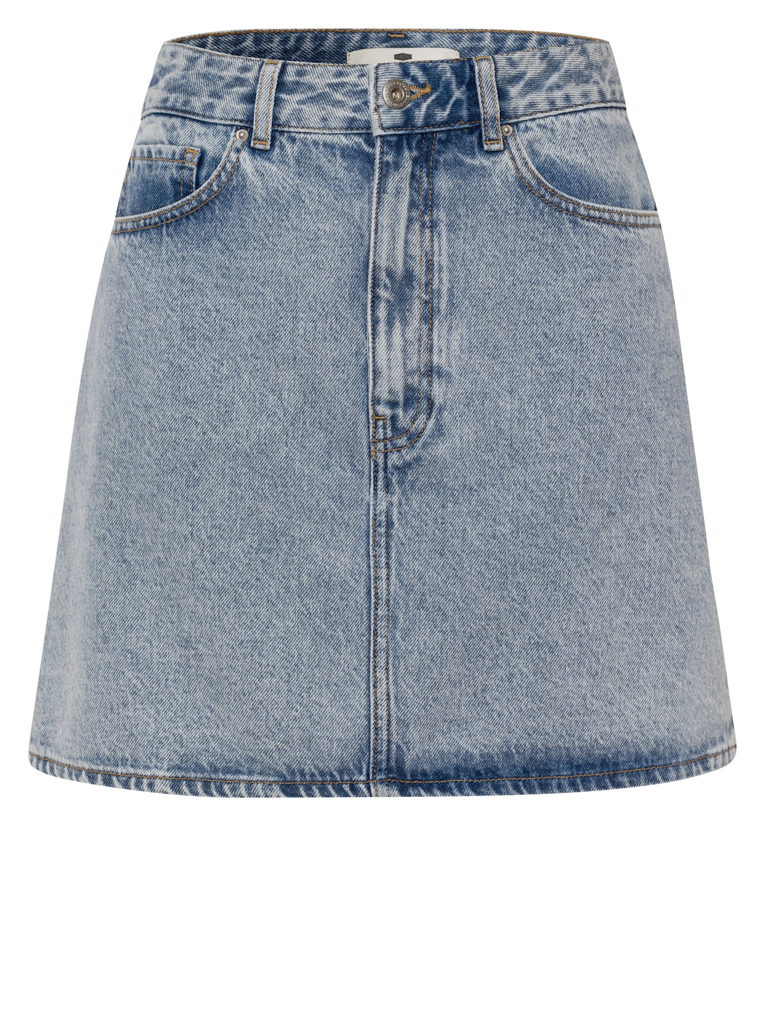 SKIRTlightblue6-jpg CROSS JEANS SKIRT Mini Rock A-Linien light blue B302-008