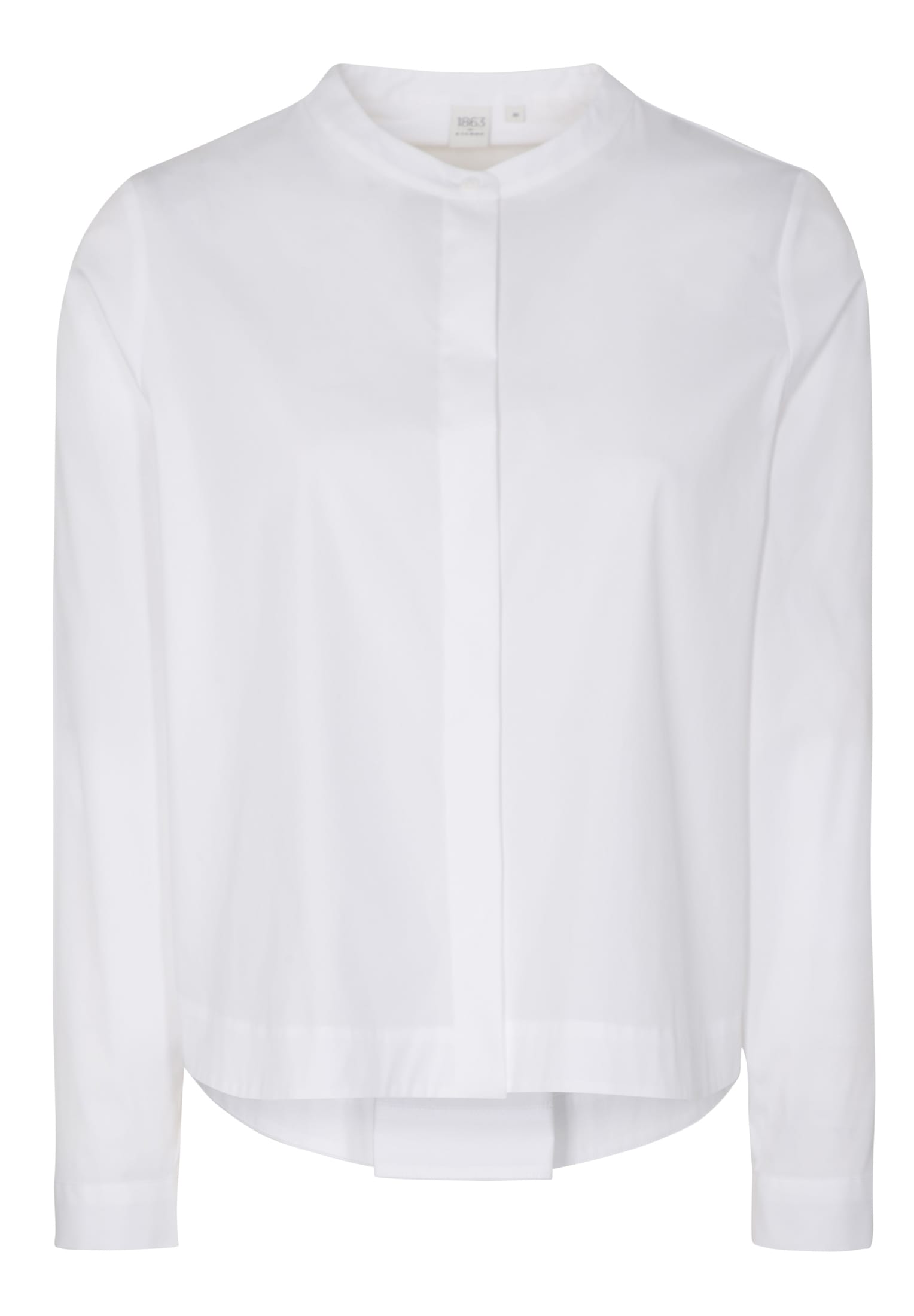 1863 by ETERNA CLASSIC FIT Langarm Bluse weiss popeline 5212-00-DP36
