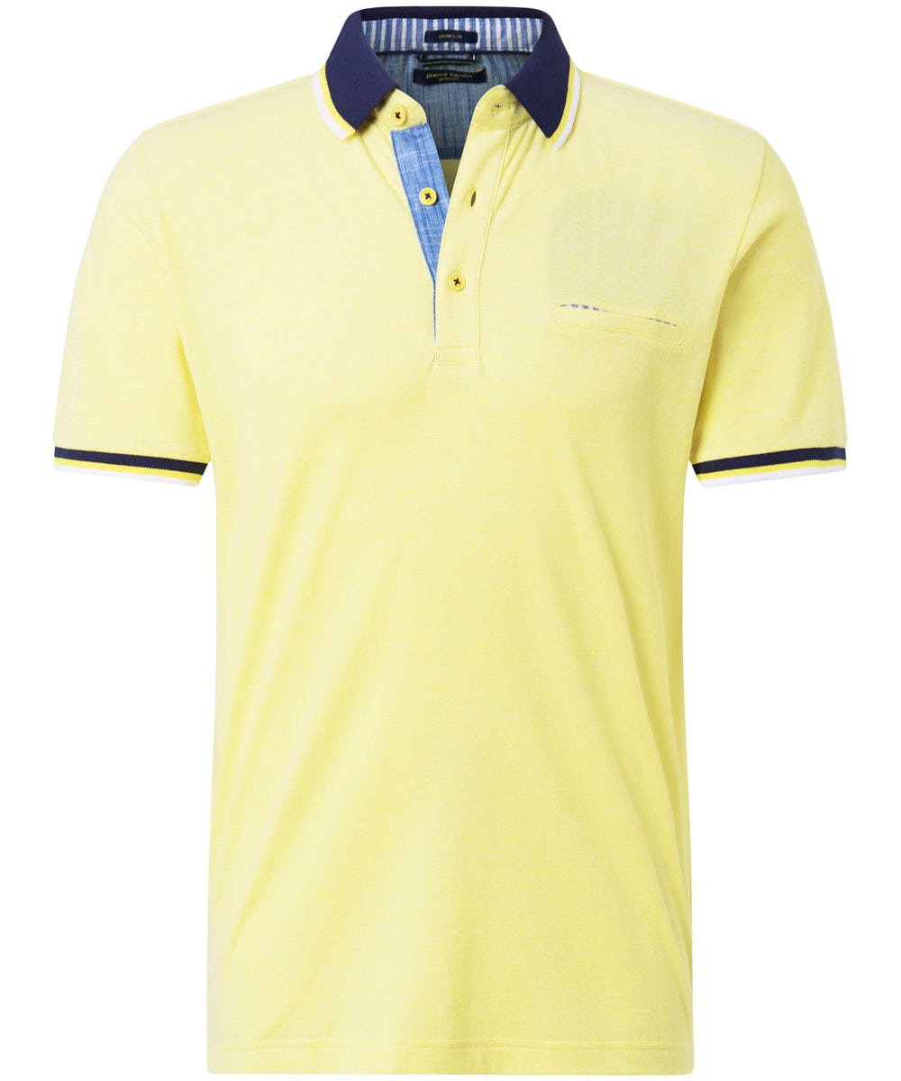 PIERRE CARDIN POLOSHIRT BICOLOR popcorn 52124 1226.4034