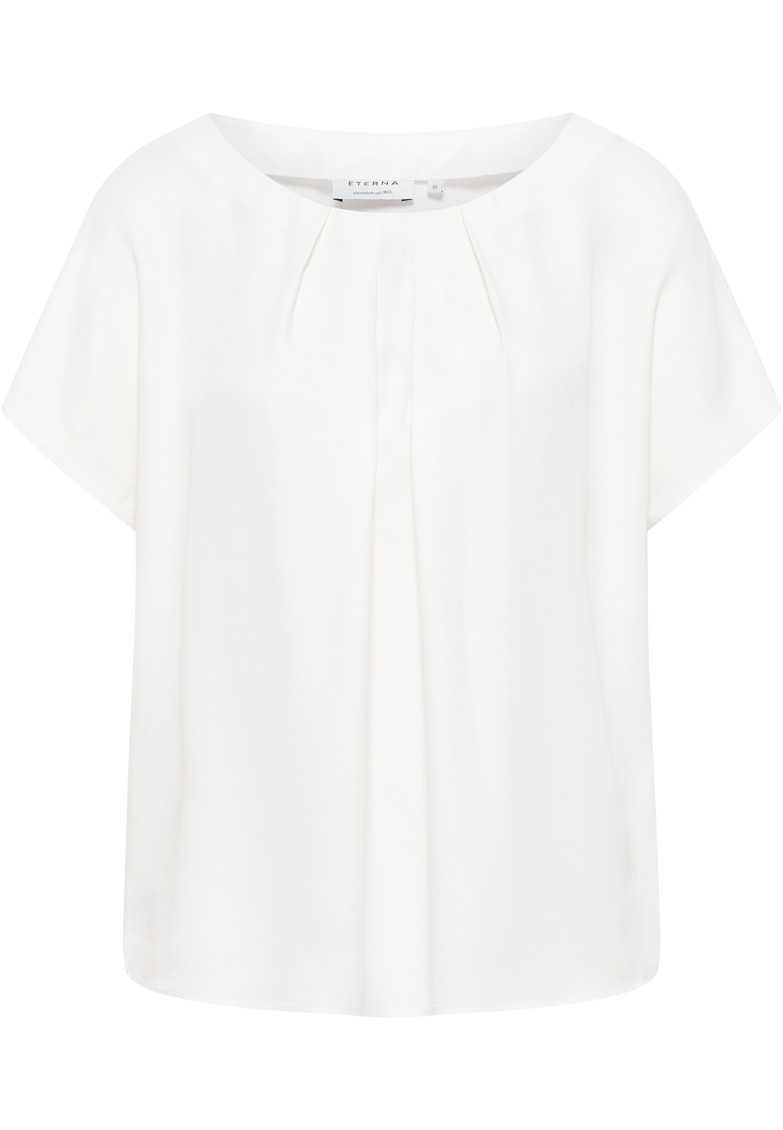 ETERNA_fall_winter-2025_00_2BL04296-5270_01H305-_4-jpg ETERNA LOOSE FIT Kurzarm Bluse off-white viskose 5270-01-H305