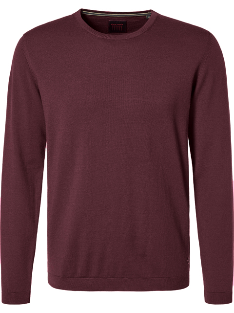 PIERRE CARDIN Strickpullover Rundhals wine 55600 92535.8104 - VOYAGE