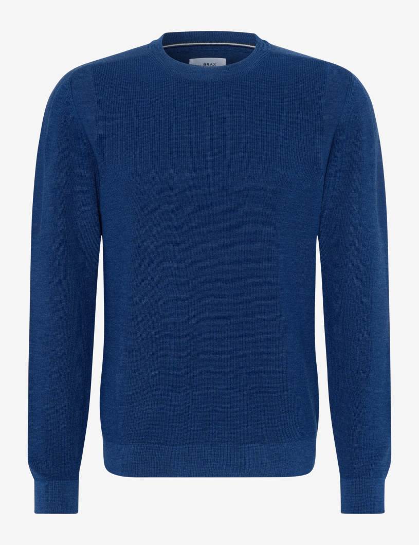 BRAX ROY Strickpullover Rundhals denim 70121900 21-2007-24