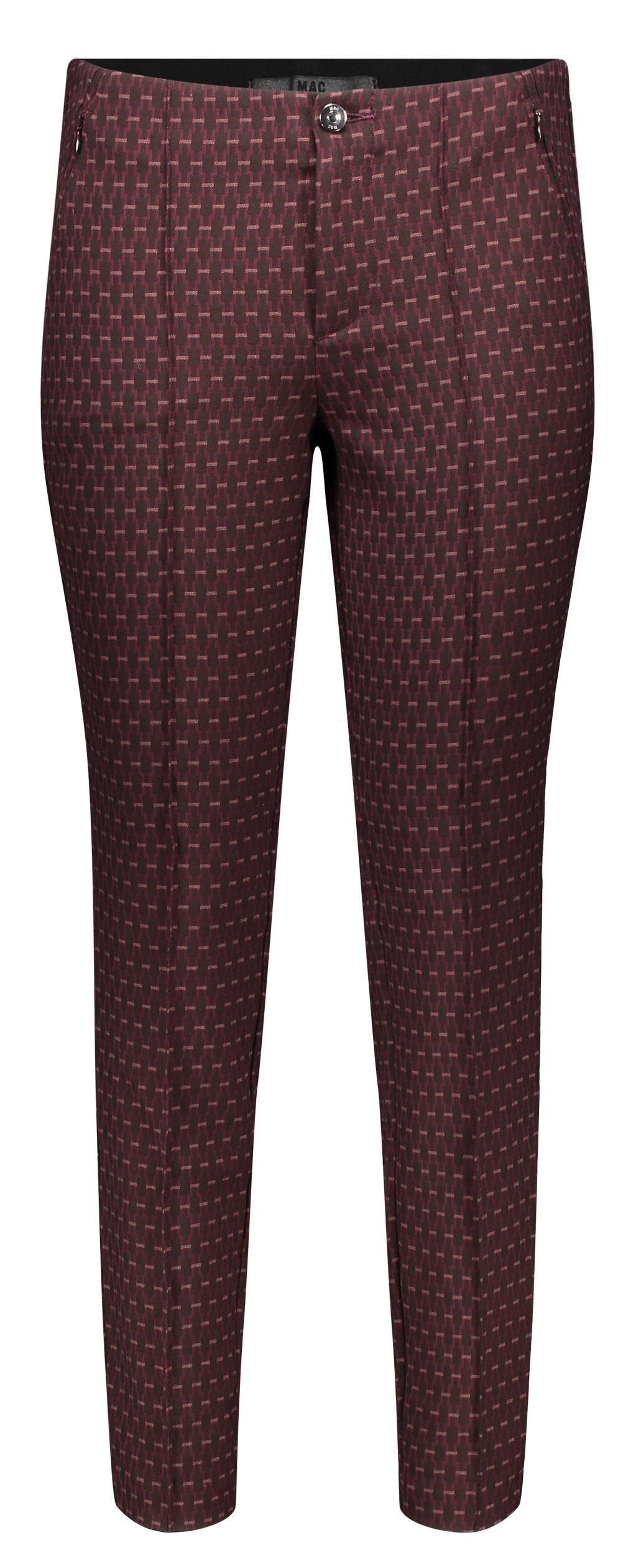 MAC ANNA Zip New wine berry figured 5293-00-0188-462G