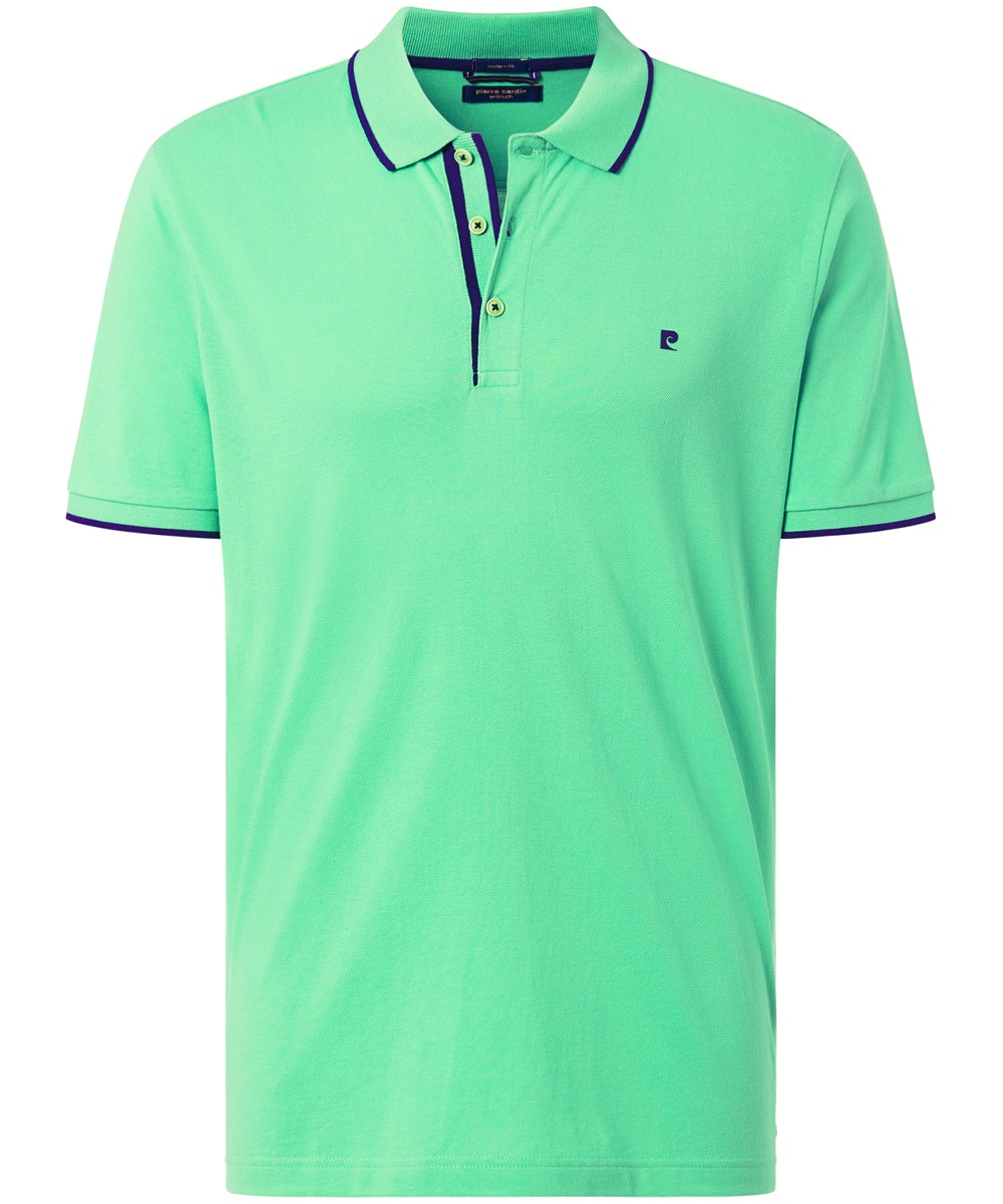PIERRE CARDIN POLOSHIRT COTTON PIQUE apple green 52114 1225.6275