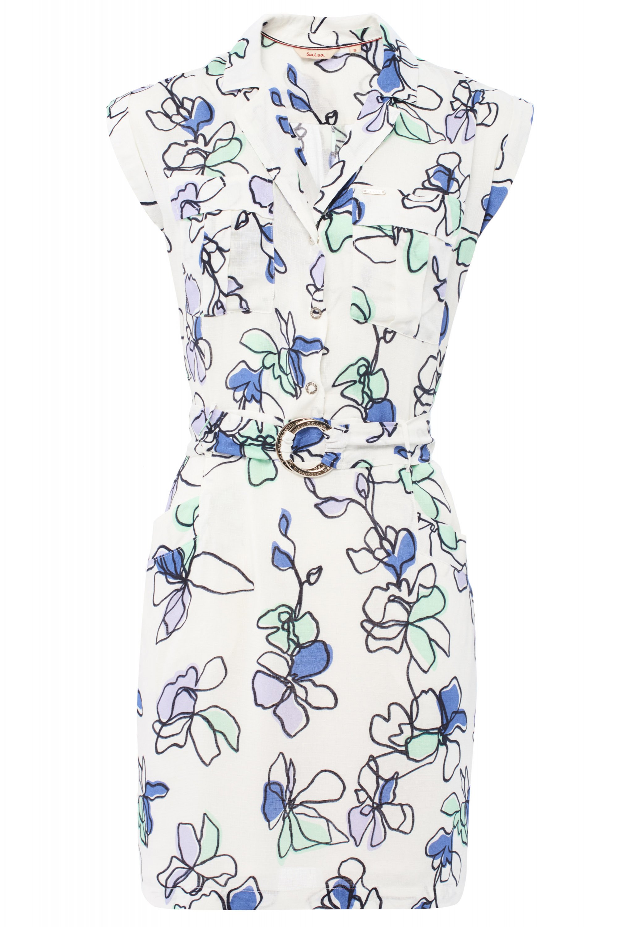 salsa-jeans-minikleid-floraler-allover-white-multicoloured-123558-0001-sa1235580001 SALSA JEANS MINIKLEID FLORALER ALLOVER white multicoloured 123558.0001