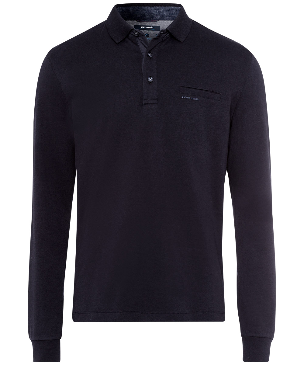 Pierre-Cardi_2120_3000_5360400012315-3000_5 PIERRE CARDIN POLOSHIRT LANGARM marine 53604 12315.3000 - TRAVEL COMFORT
