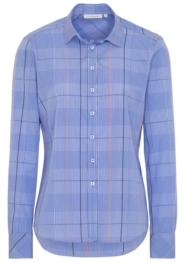 6248_16d614_bueste_big-jpg ETERNA BLUSE CLASSIC POPELINE Langarm Bluse blau-weiß kariert 6248 D614.16