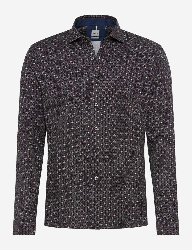 BRAX HAROLD JP Langarm Hemd velvet jersey 74422500 47-4028-41 - HI-FLEX