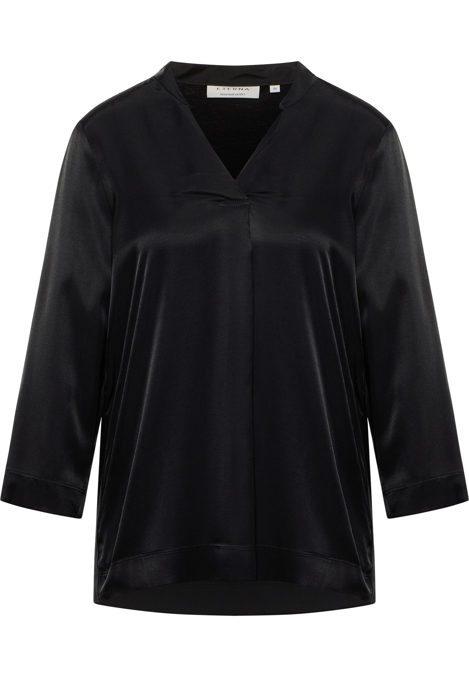 ETERNA_spring_summer-2024_03_2BL04358-5270_39R307-_4-jpg ETERNA LOOSE FIT 3/4-Arm Bluse schwarz viscose 5270-39-R307