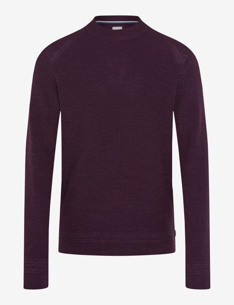BRAX ROY Strickpullover Rundhals blackberry 70129300 21-2007-88