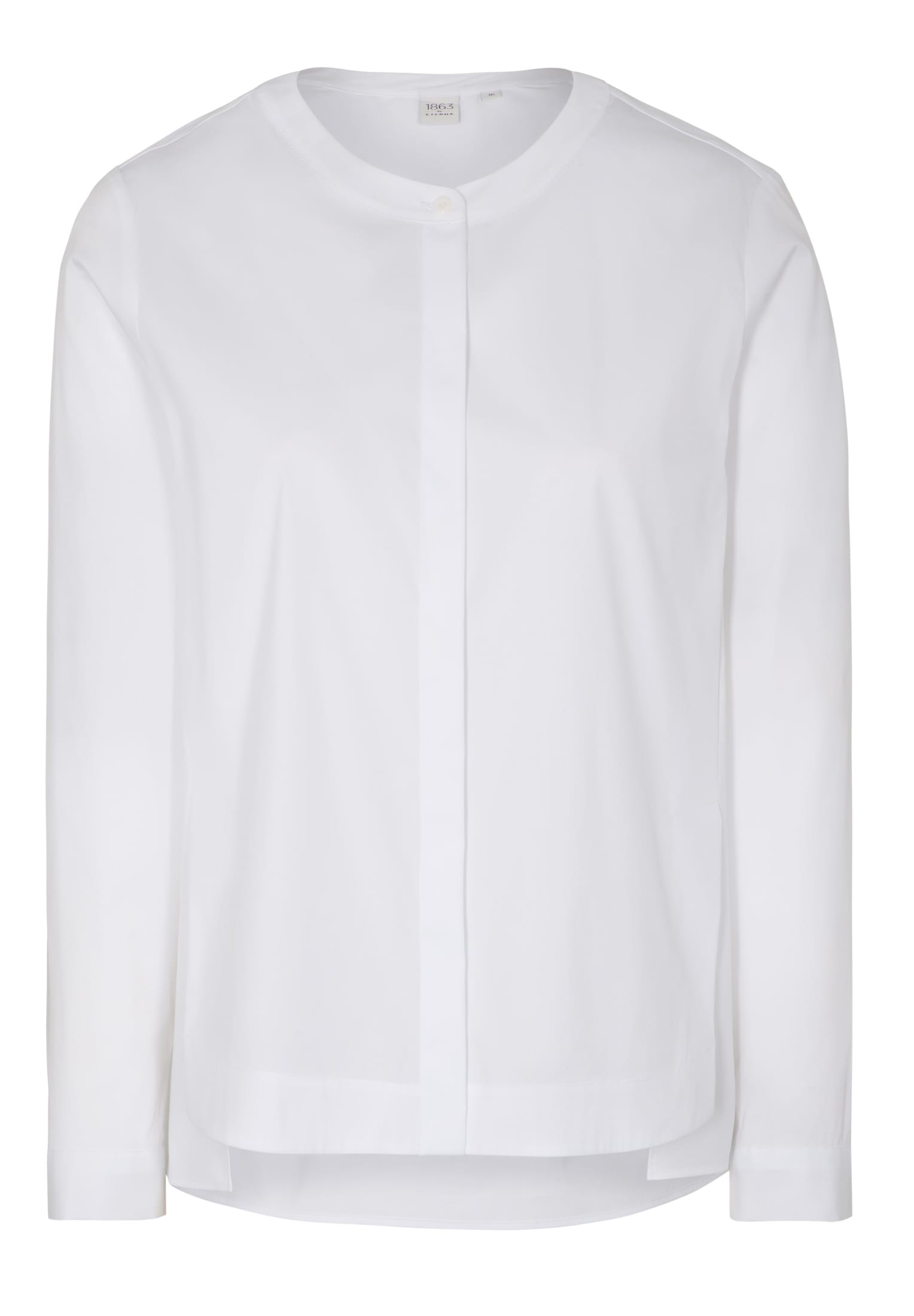 1863 by ETERNA CLASSIC FIT Langarm Bluse weiss stretch 5212-00-DP29