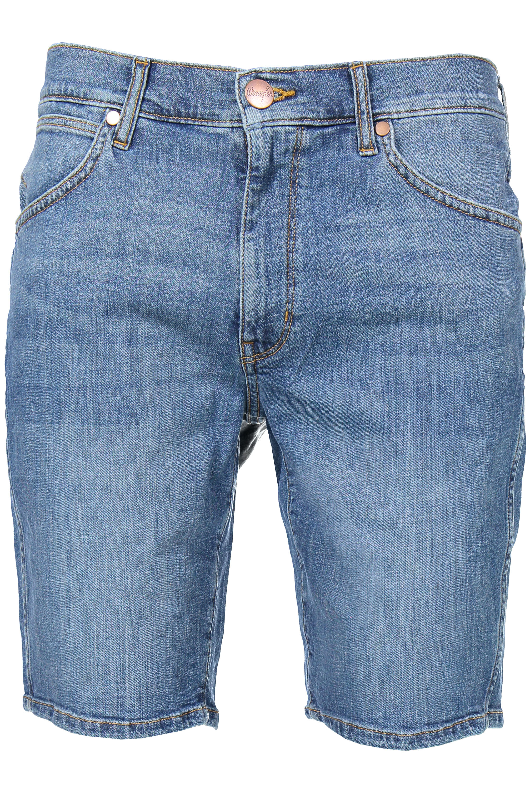 WRANGLER 5 POCKET SHORT green vent W14CQA27M