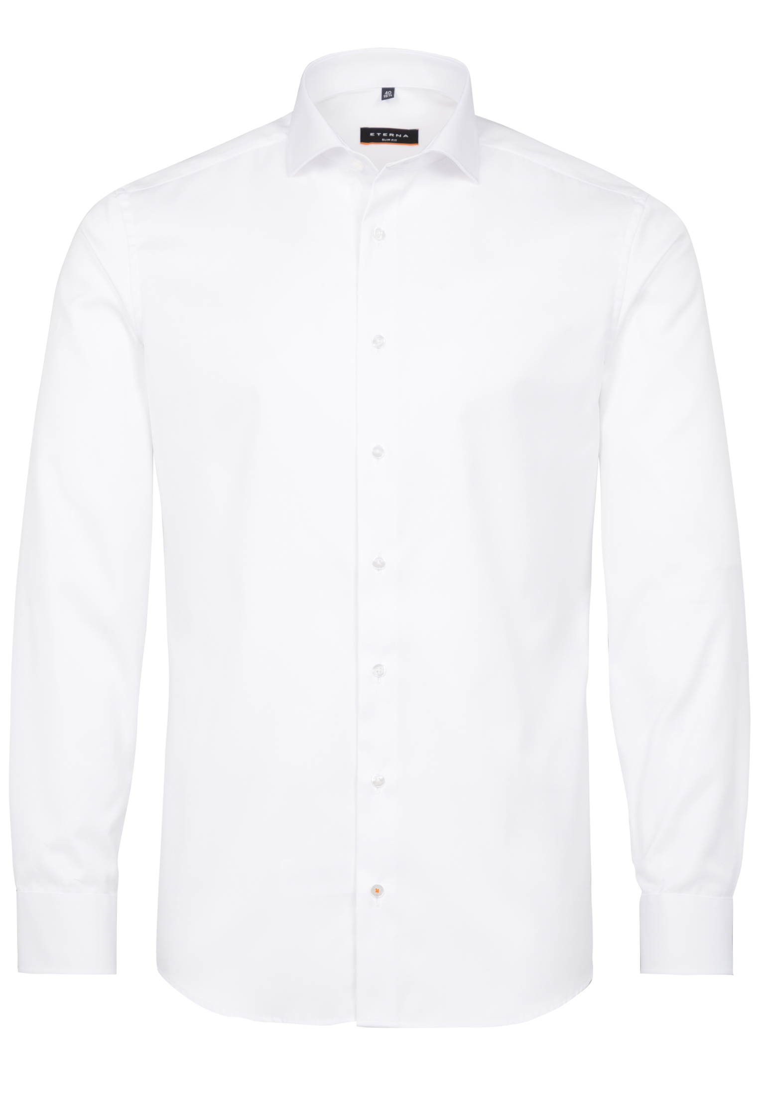 ETERNA SLIM FIT COVER SHIRT TWILL Langarm Hemd weiß 8817-00-F182