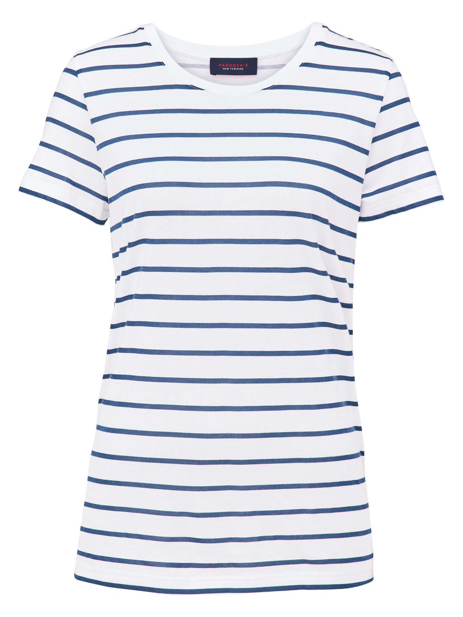 PADDOCKS T-SHIRT Kurzarm Rundhals Shirt navy gestreift 36022 7501.0800