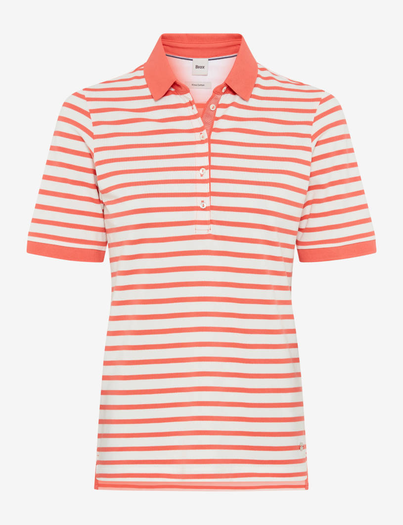 BRAX CLEO Poloshirt watermelon gestreift 90637600 31-3318-45