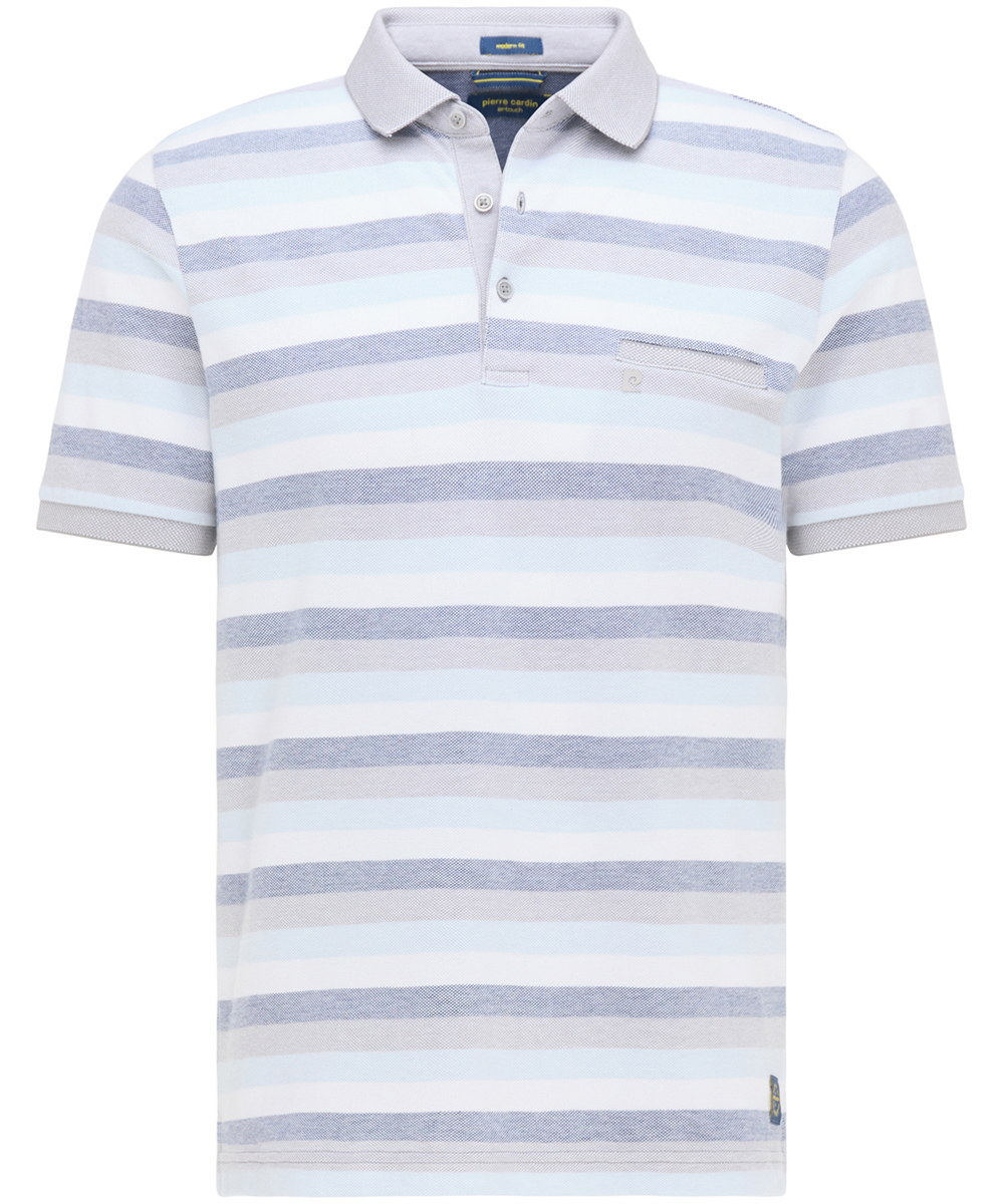 Pierre-Cardi_2110_2500_5238400011256-2500_5 PIERRE CARDIN POLOSHIRT Kentkragen grey 52384 11256.2500 - AIRTOUCH