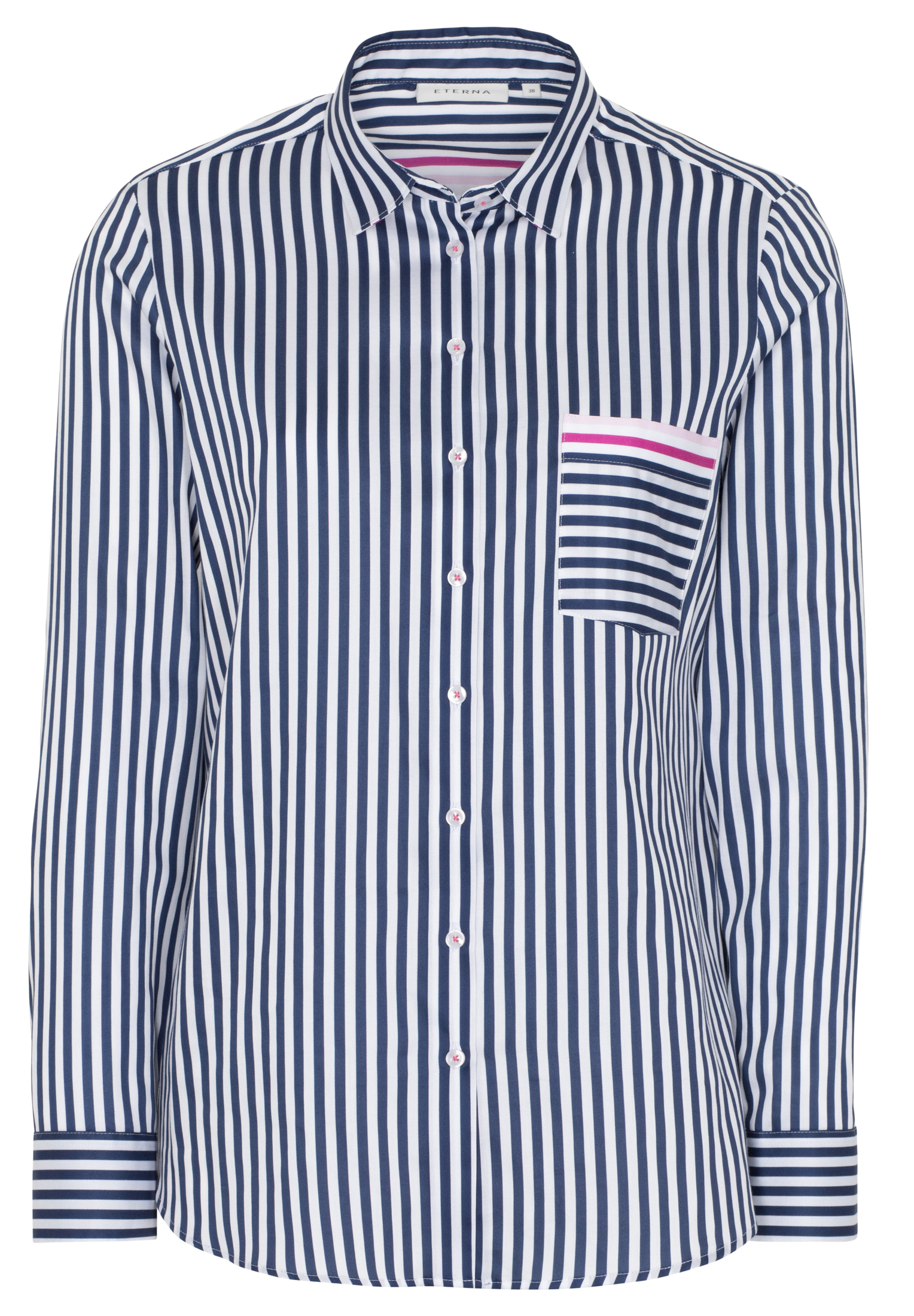 eterna-modern-classic-langarm-bluse-blau-weib-gestreift-6249-et6249d72619 ETERNA MODERN CLASSIC Langarm Bluse blau-weiß gestreift 6249 D726.19