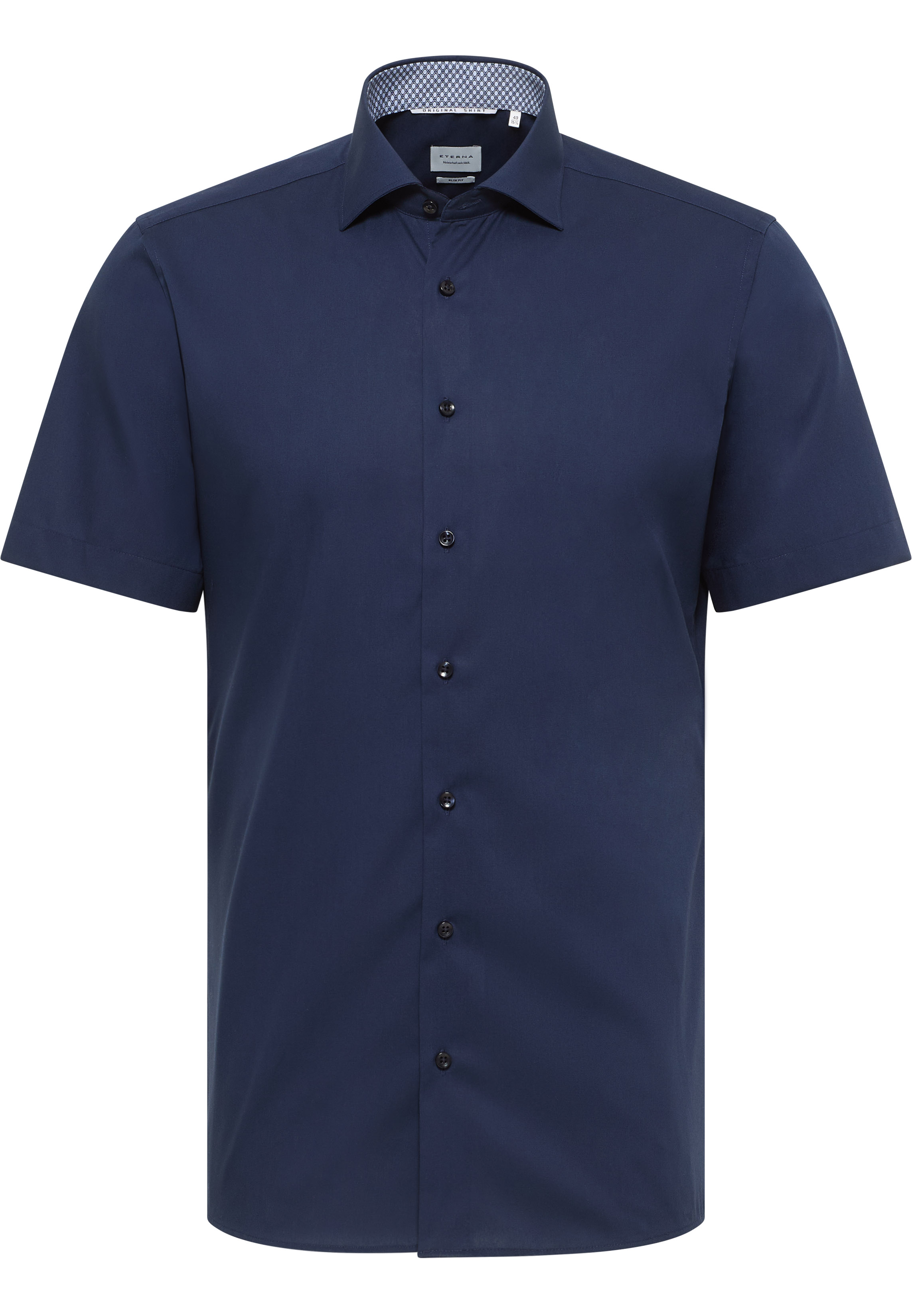 ETERNA_fall_winter-2025_01_1SH15363-1304_19G140-_5-jpg ETERNA SLIM FIT Kurzarm Hemd marine popeline 1304-19-G140 - ORIGINAL SHIRT