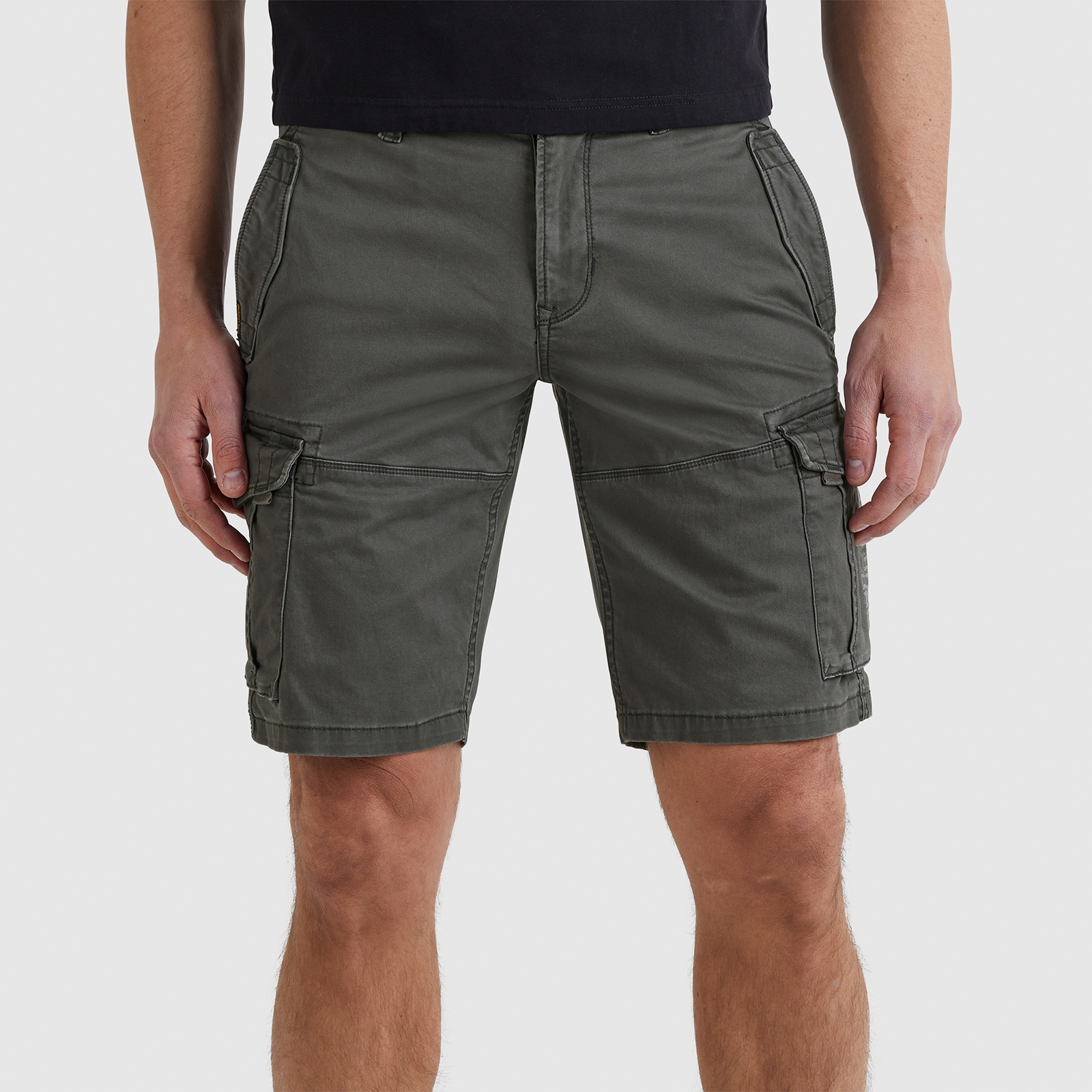 PME-Legend_PM-23-03_9160_PSH2303652 PME LEGEND AIRLIFTER CARGO SHORTS black oyster PSH2303652-9160