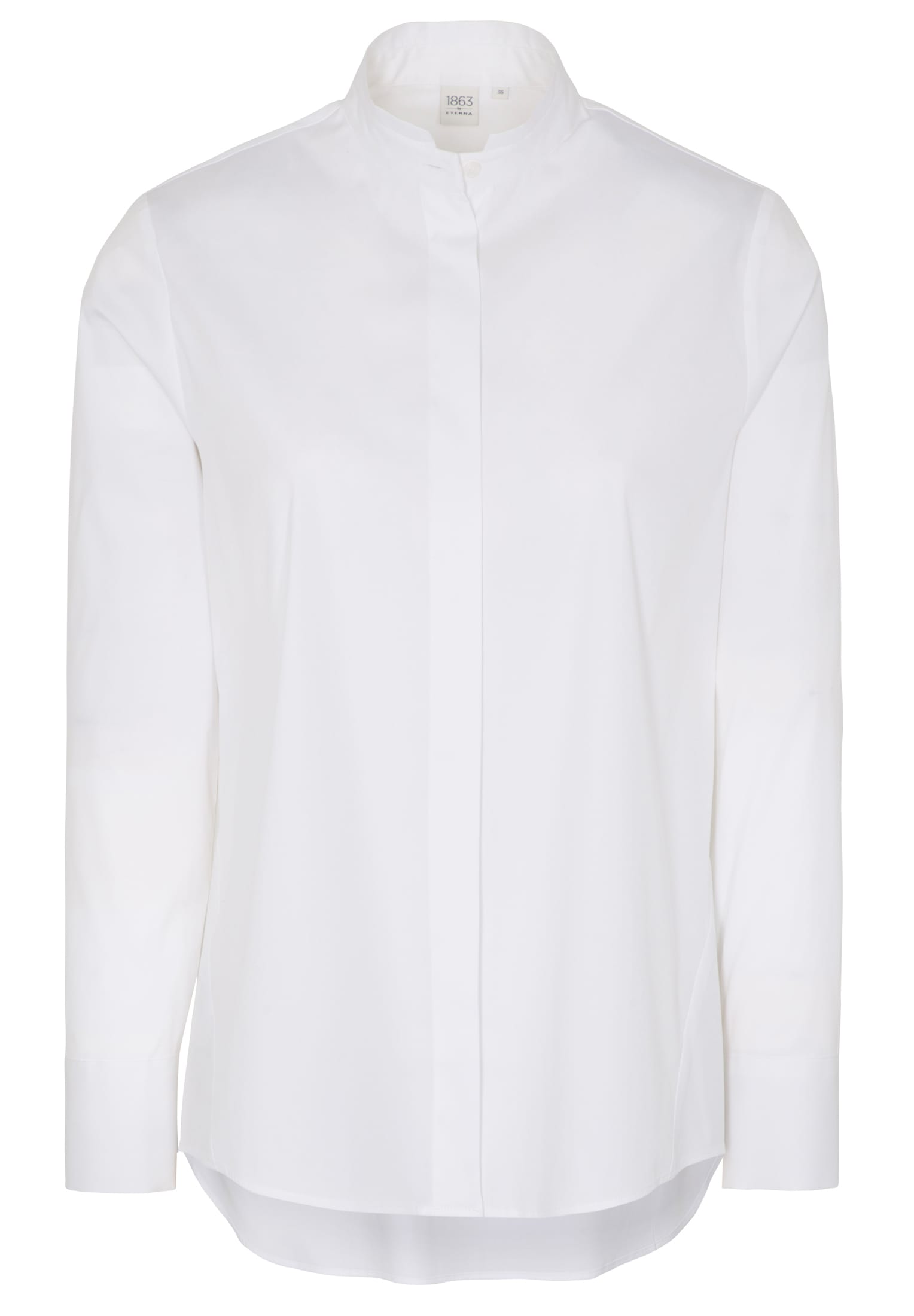 1863 by ETERNA CLASSIC FIT Langarm Bluse weiss stretch 5212-00-DP16